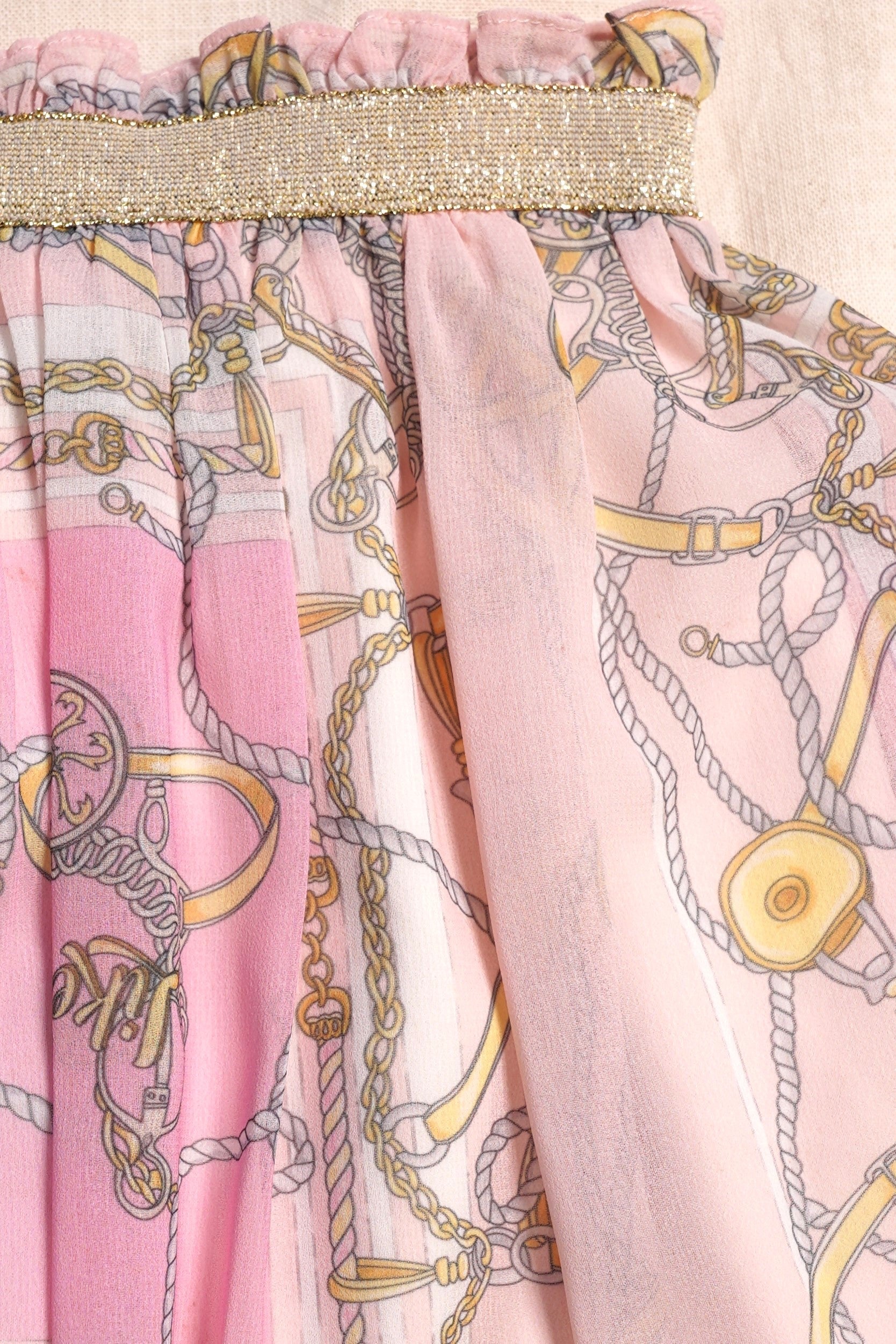 LikeFLO Flo Girls Chiffon Aop Scarf Skirt - LikeFlo