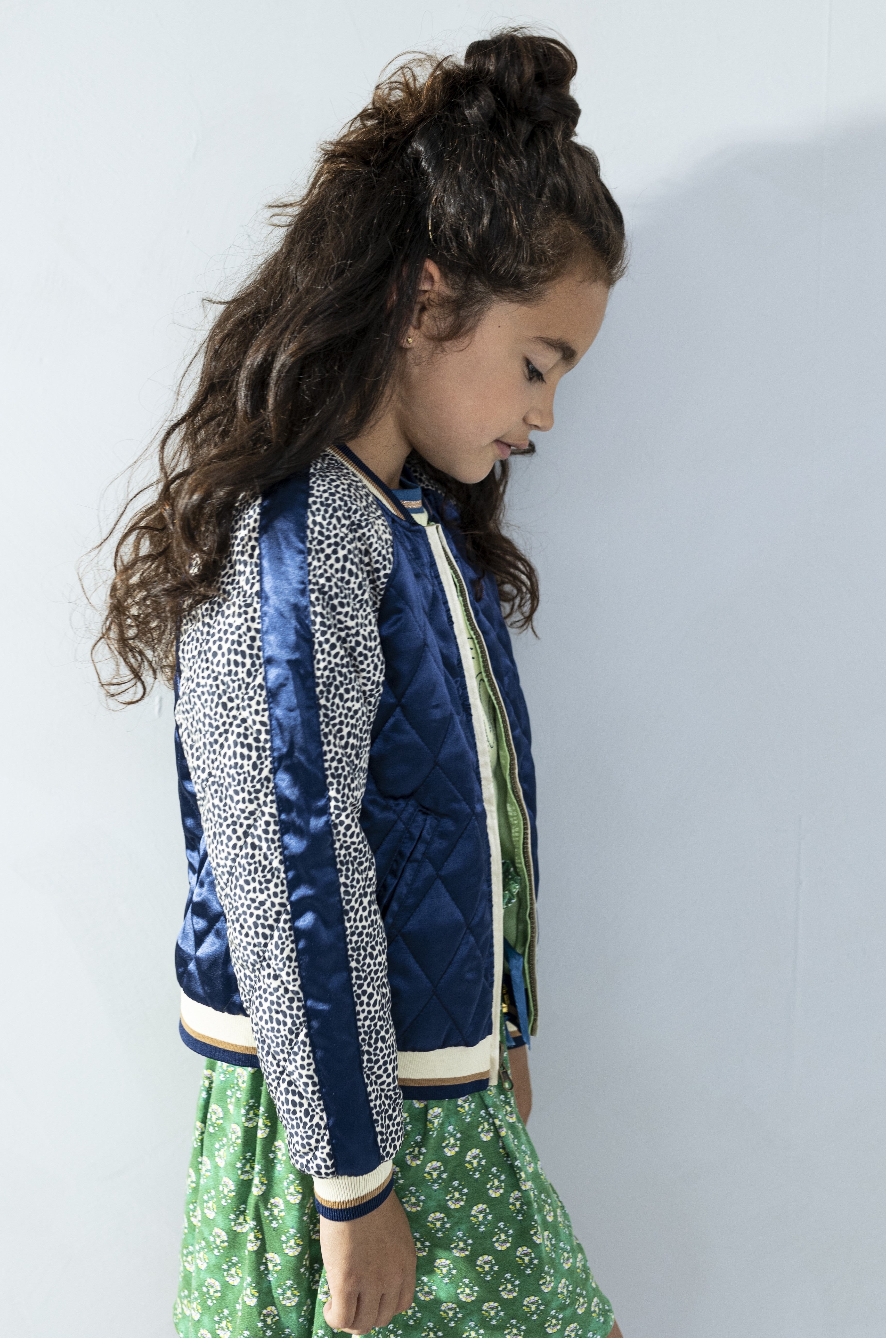 LikeFLO Flo Girls Satin Bomber Reversible - LikeFlo
