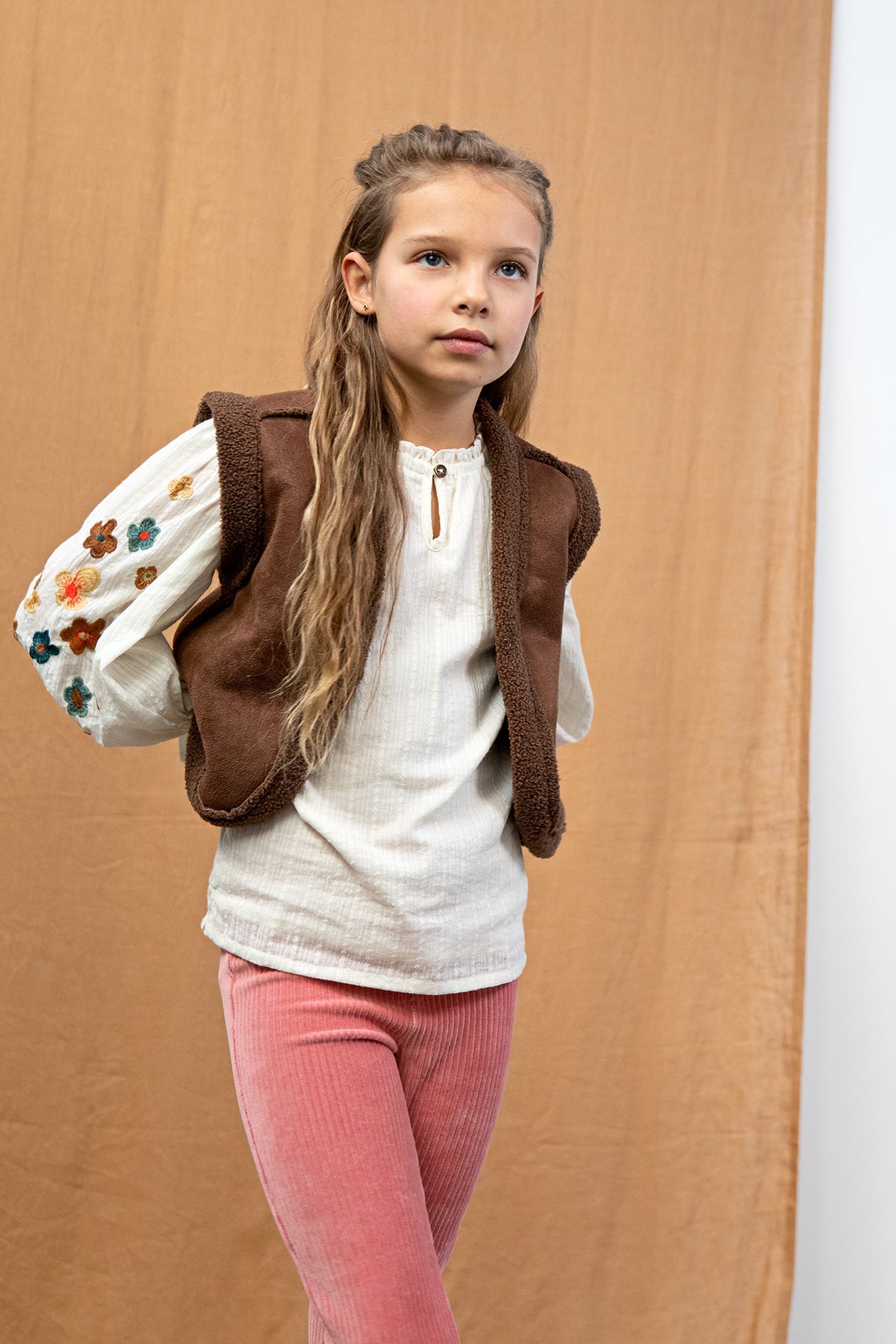 LikeFLO Gilet Dana Choco - LikeFlo