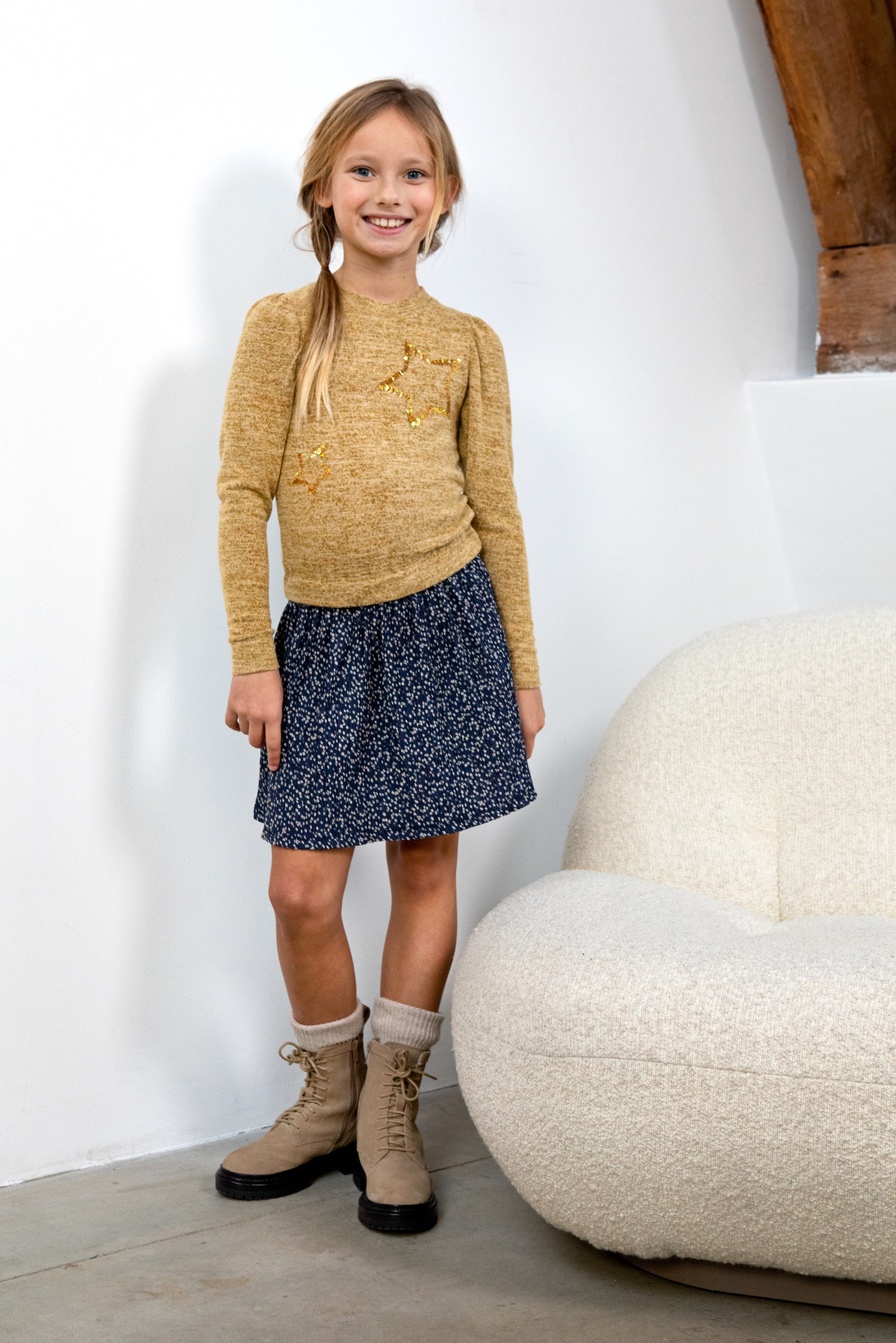 LikeFLO Dress Mia Camel - LikeFlo