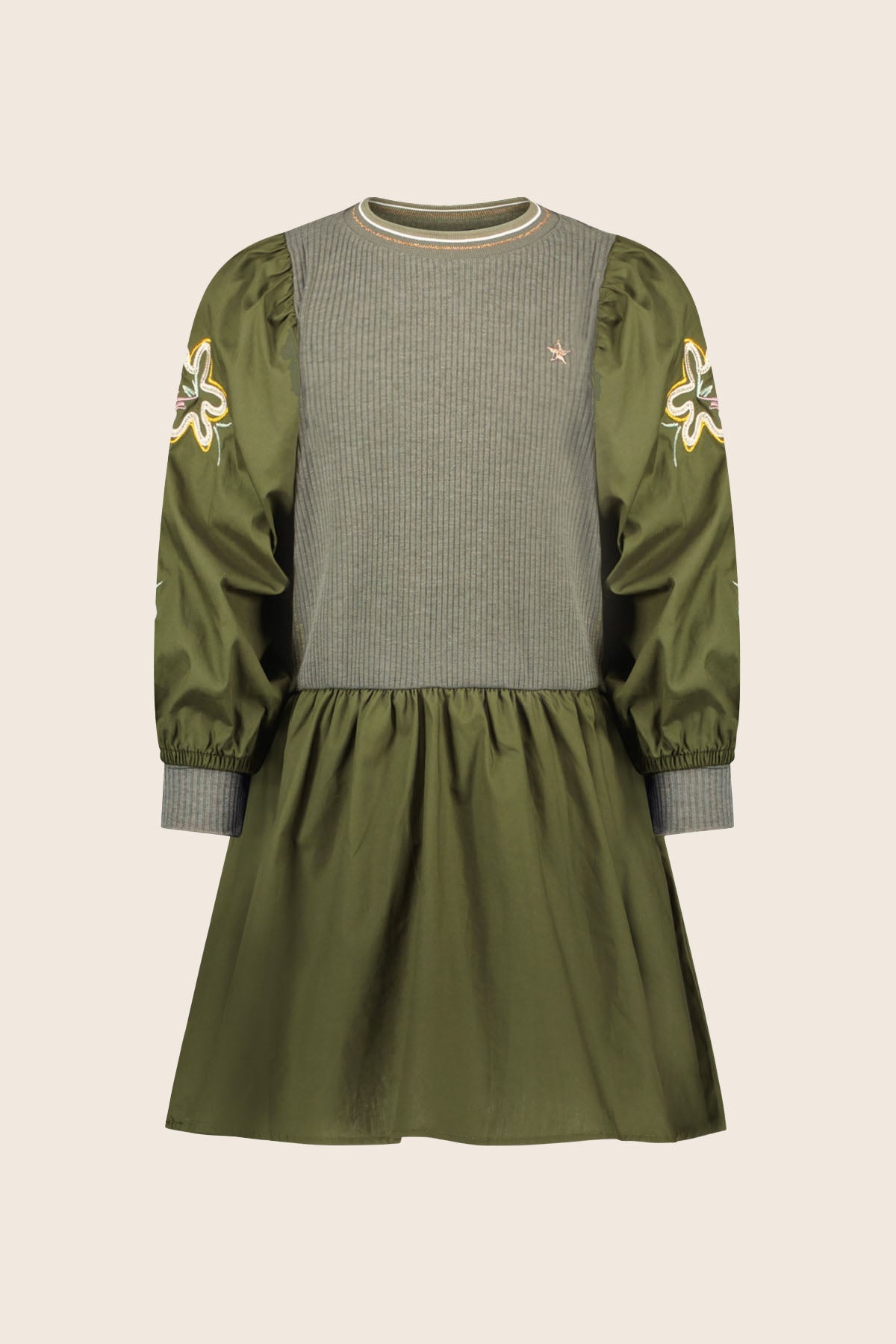 LikeFLO Dress Minthe Army - LikeFlo