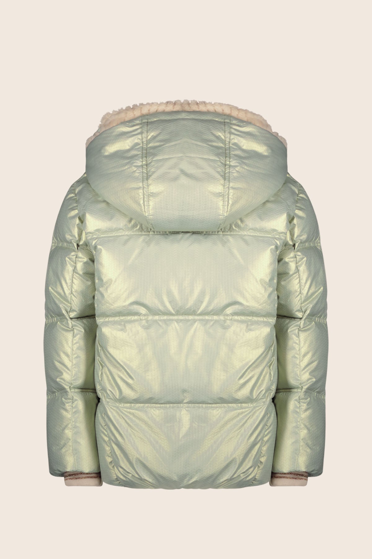 LikeFLO Girls Amaya Flo Girls Short Fancy Hooded Jacket Matcha - LikeFlo