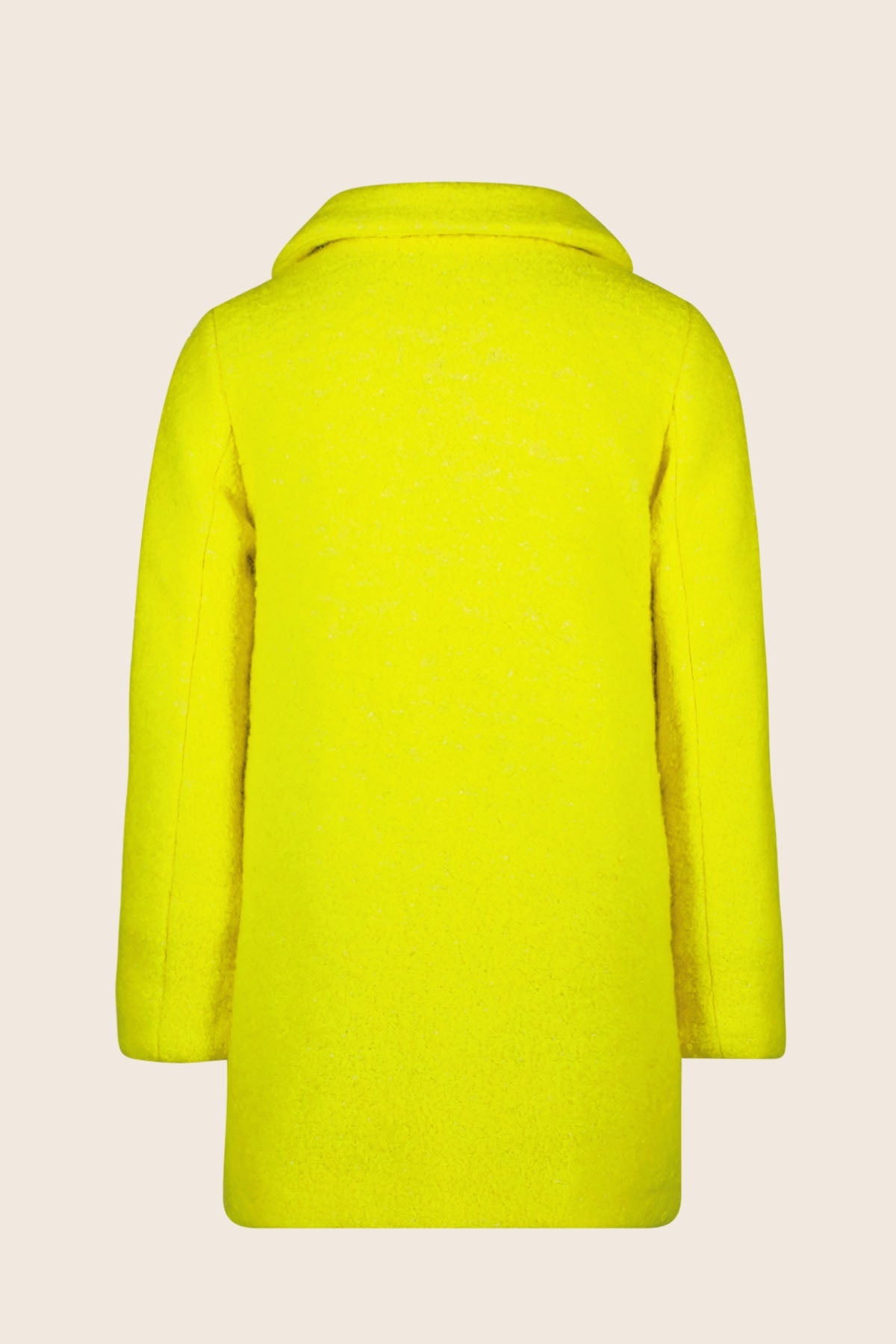 LikeFLO Girls Amber Flo Girls Wool Midi Jacket Lemon - LikeFlo