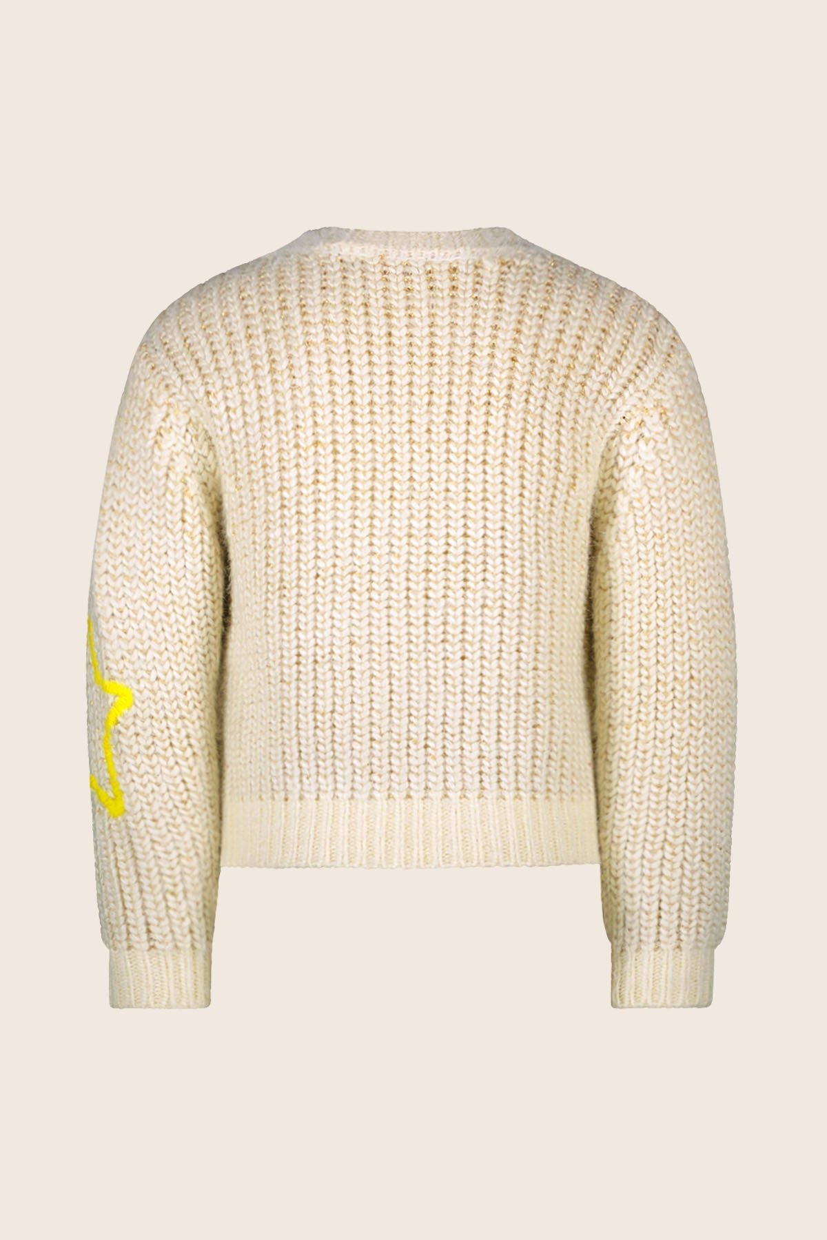 LikeFLO Girls Donya Flo Knitted Sweater With Lurex And Thick Embroidery Kit - LikeFlo