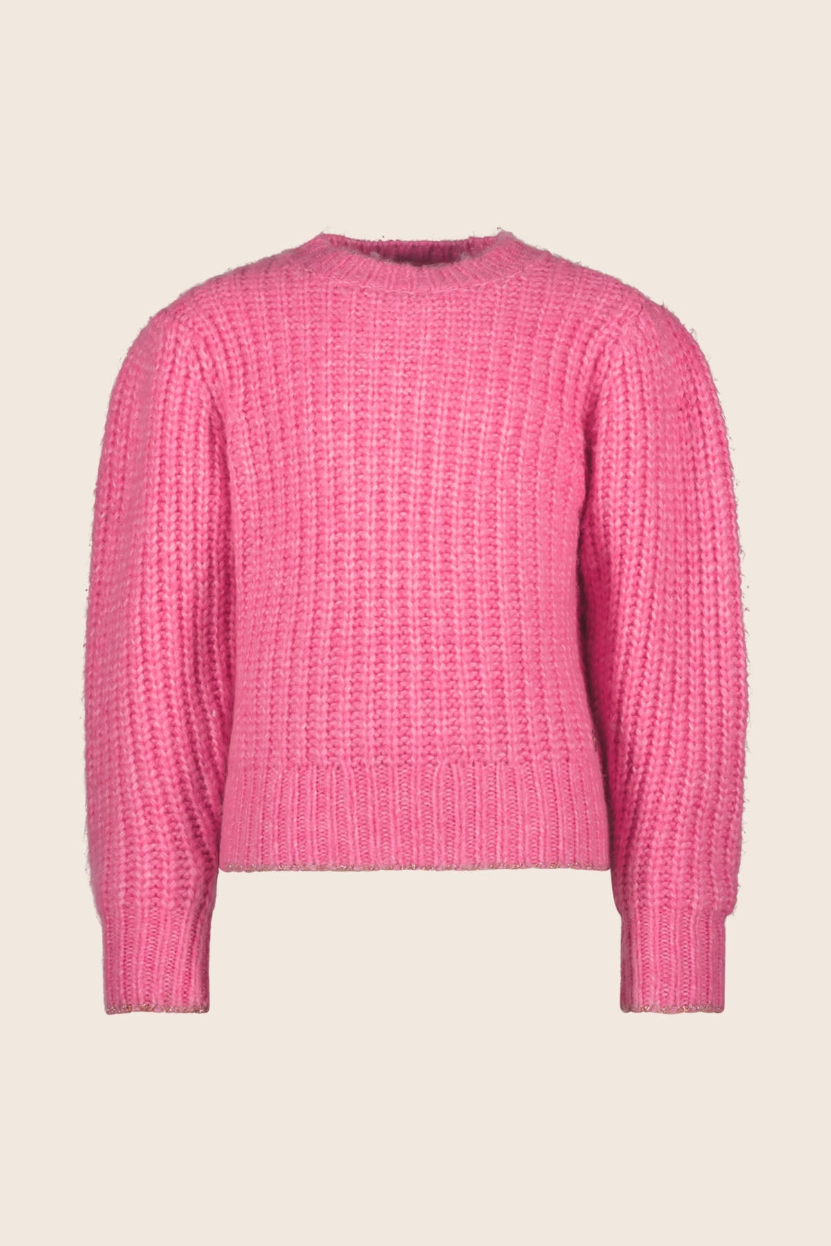 LikeFLO Girls Door Flo Knitted Sweater Bright Pink - LikeFlo