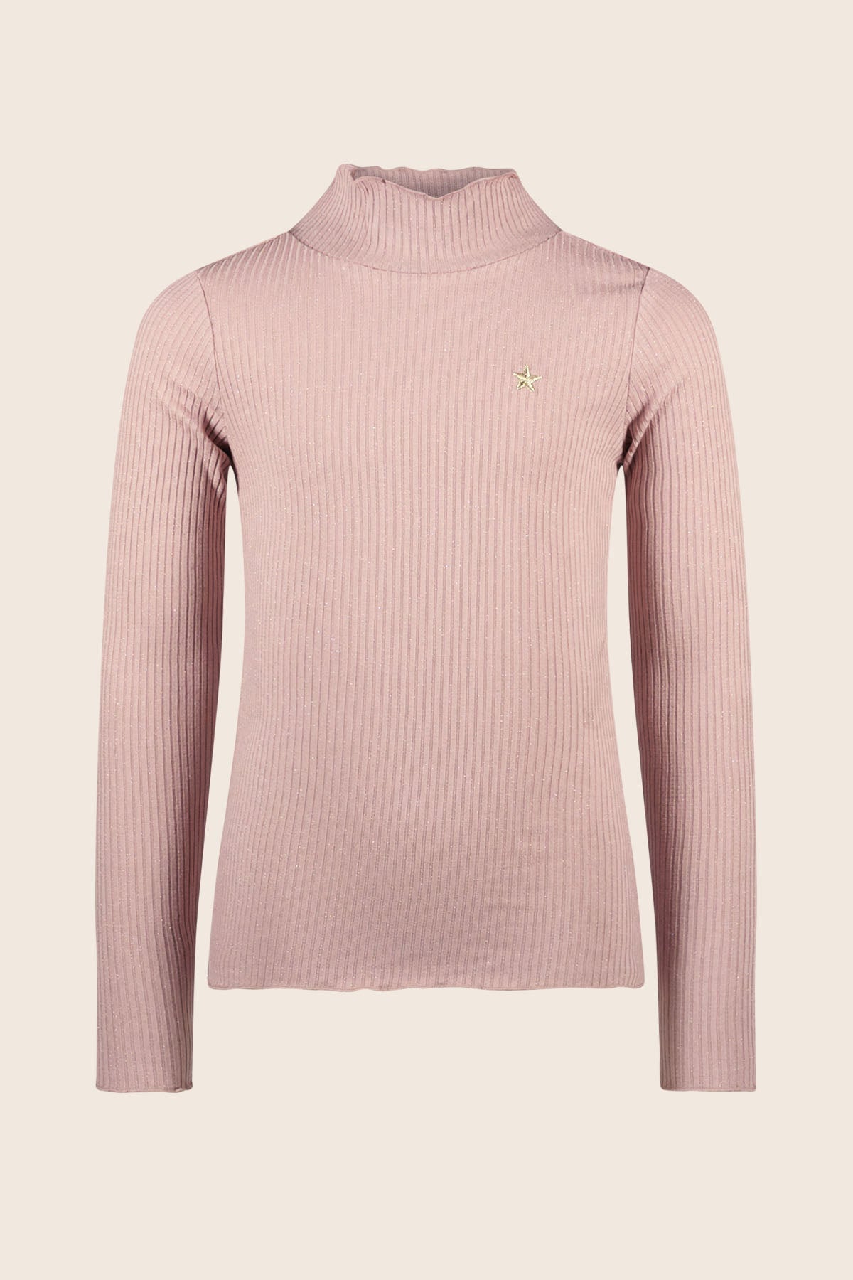 LikeFLO Girls Eef Flo Girls Lurex Rib Coll Old Pink - LikeFlo