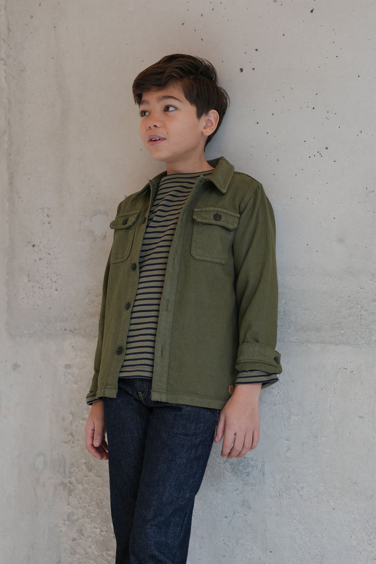 Like Flo Blouse Change army