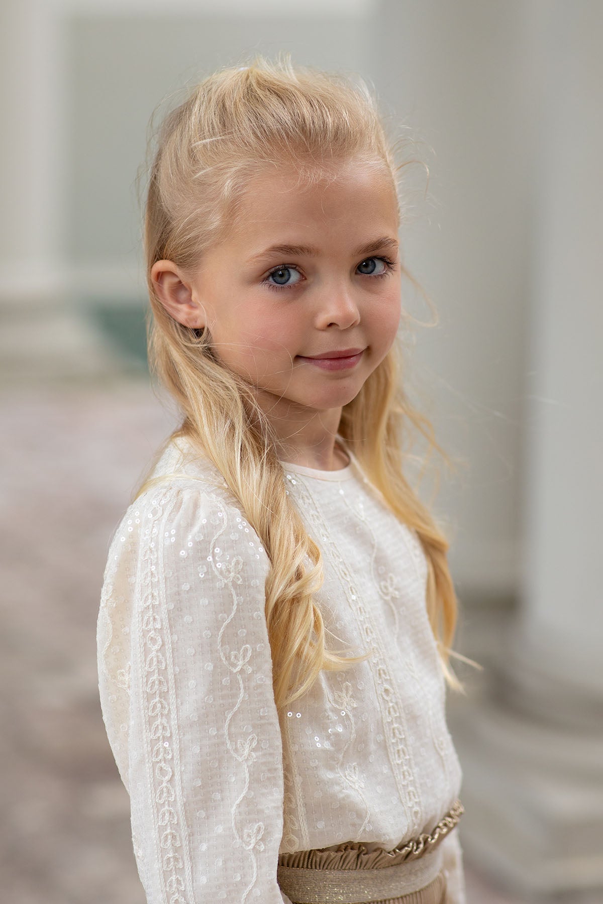 Like FLO Ella Blouse Off White