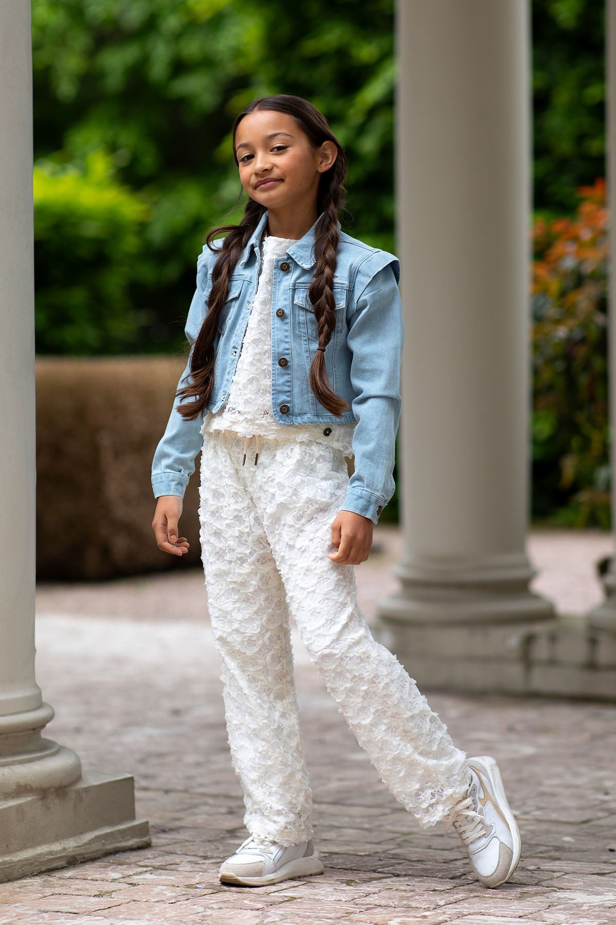 Like FLO Ame Jacket Lt denim