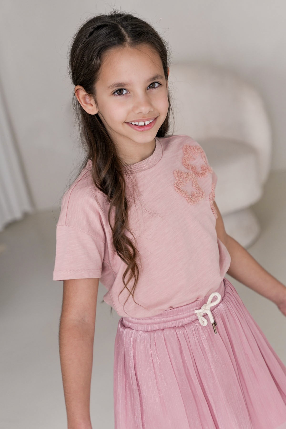 Like FLO Elva Tee Lt pink