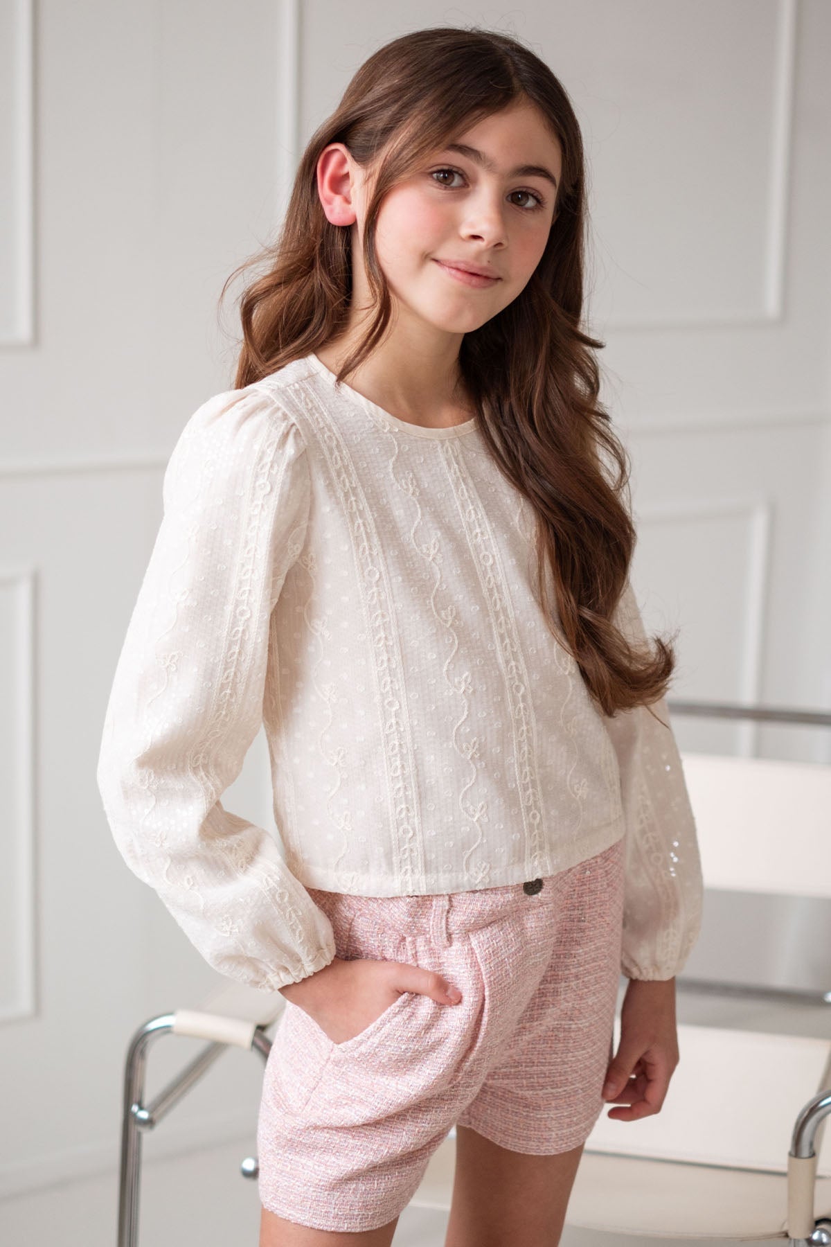 Like FLO Ella Blouse Off White