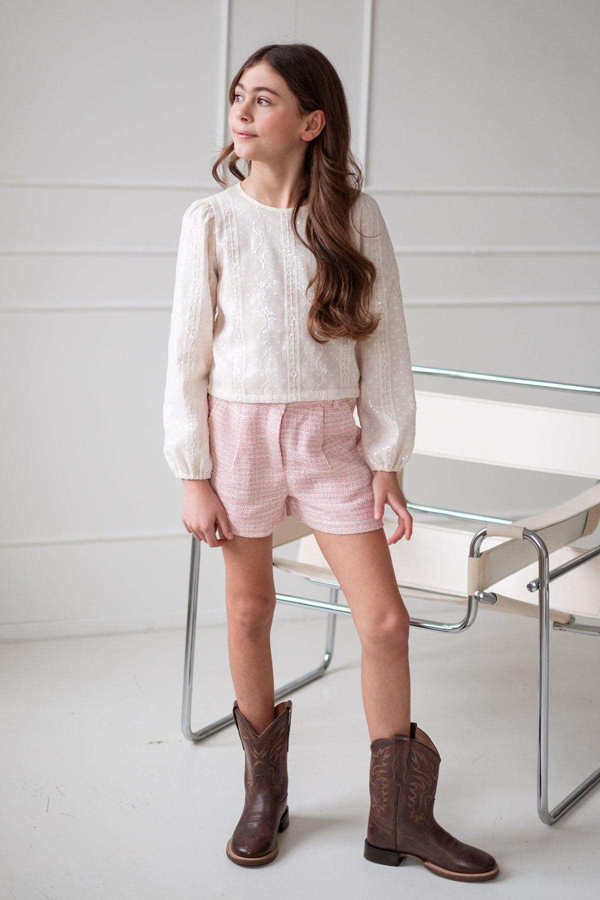 Like FLO Ella Blouse Off White