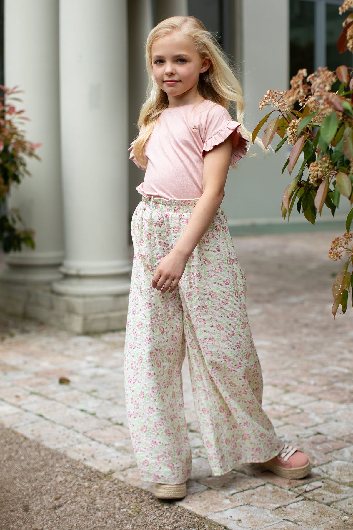 Like FLO Feline Pants Spring blossom