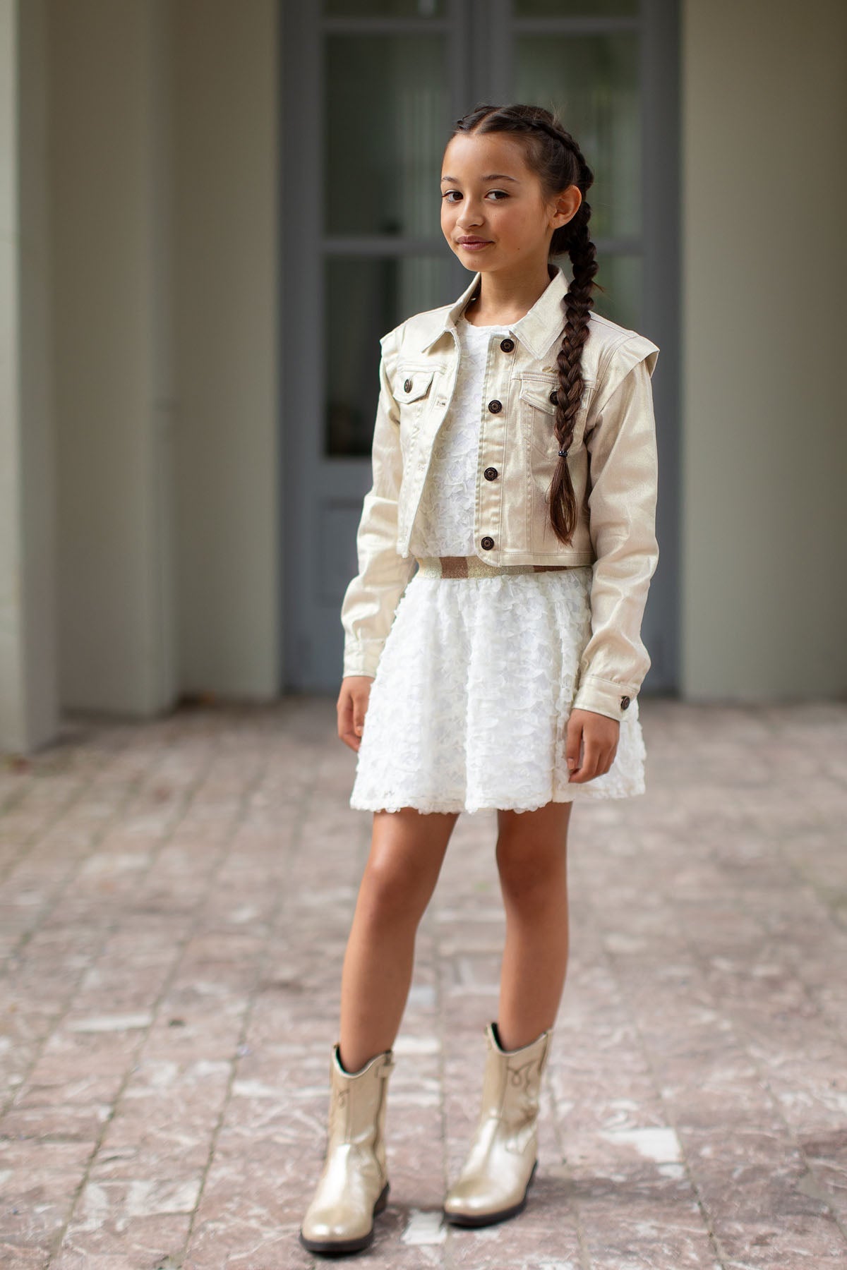 Like FLO Mea Dress Off white