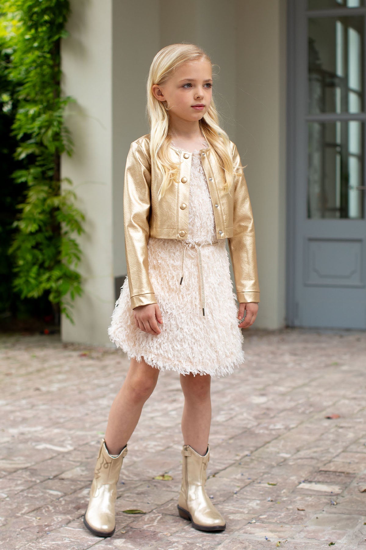 Like FLO Moscou Dress Off white