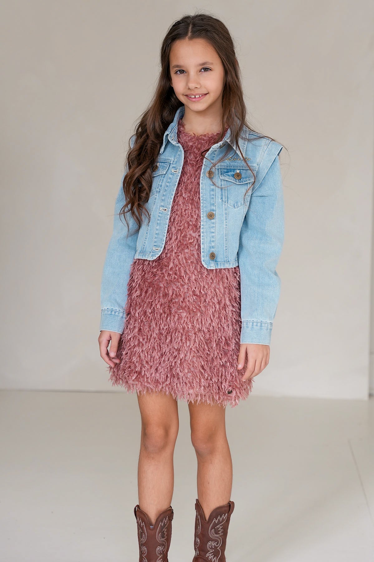 Like FLO Ame Jacket Lt denim