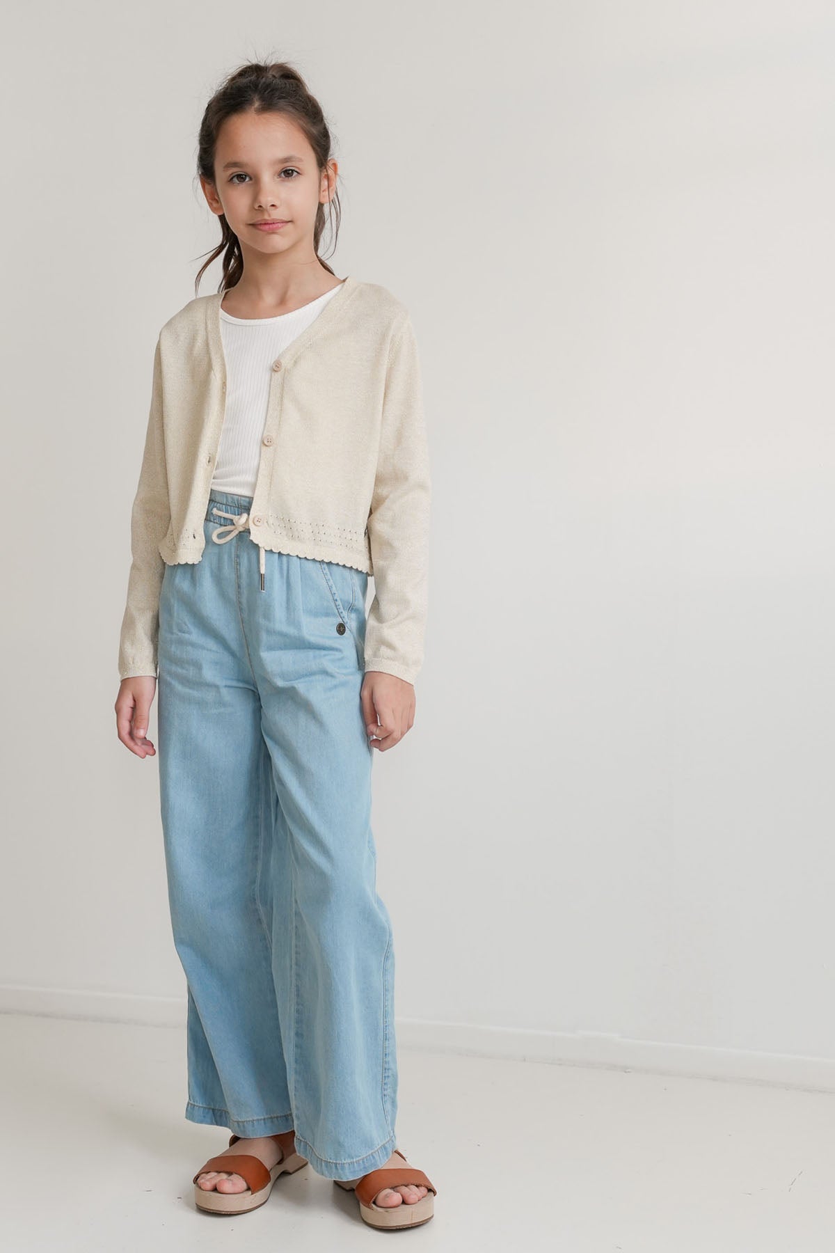 Like FLO Debby Cardigan Soft Gold