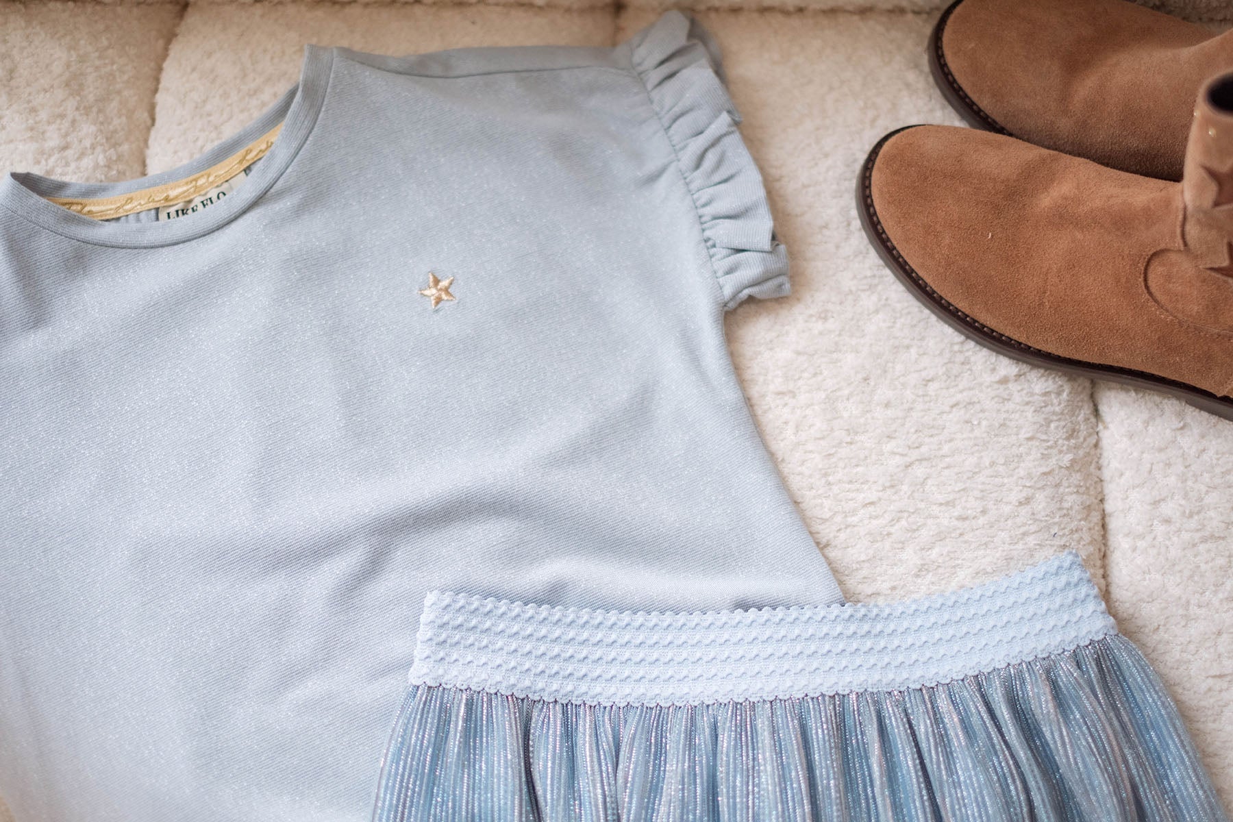 Like FLO Emma Top Ice Blue