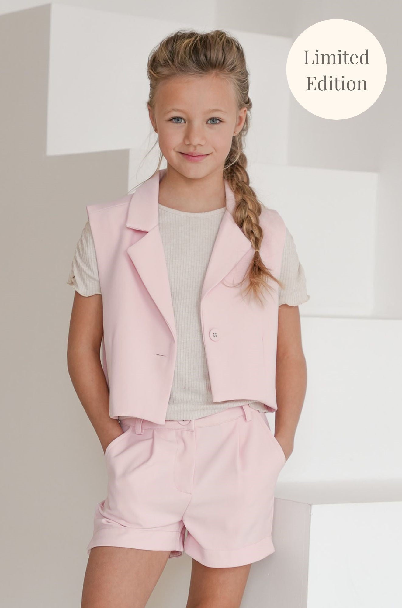 Like FLO Demi Flo girls tweed gilet