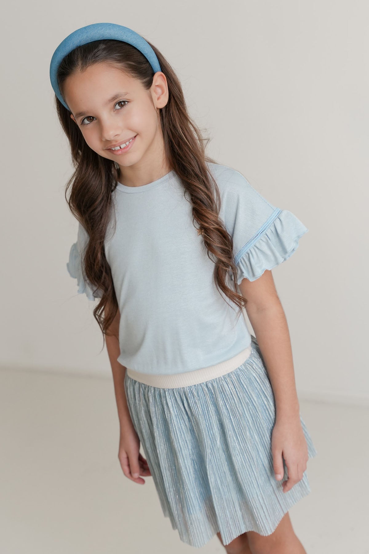 Like FLO Maud Dress Ice Blue