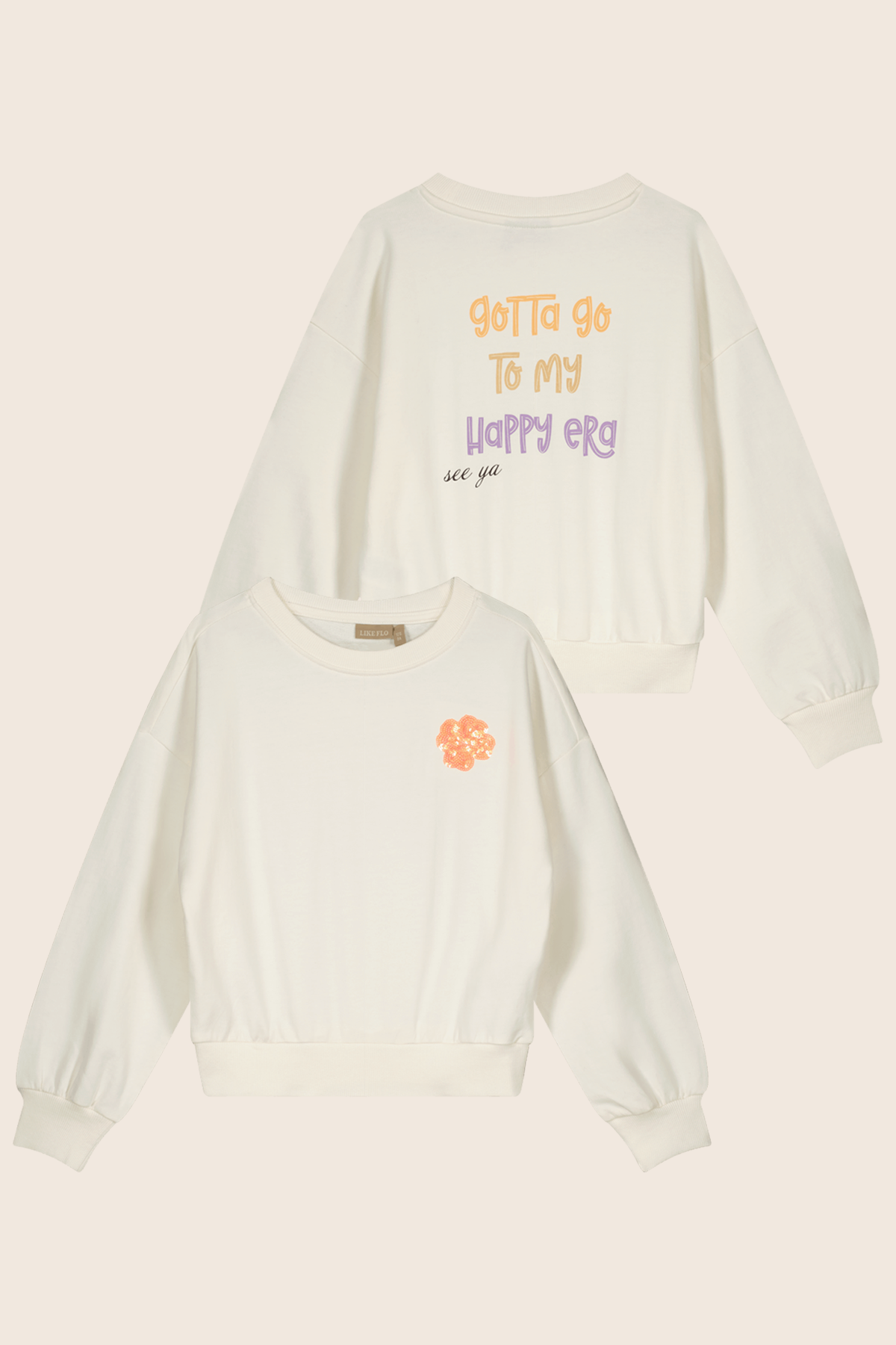 Like FLO Daffy sweater off-white