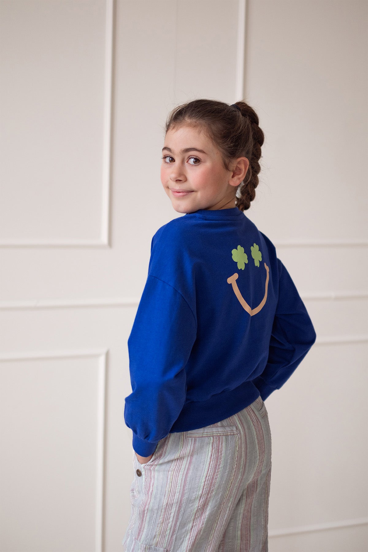 Like FLO Daffy sweater cobal