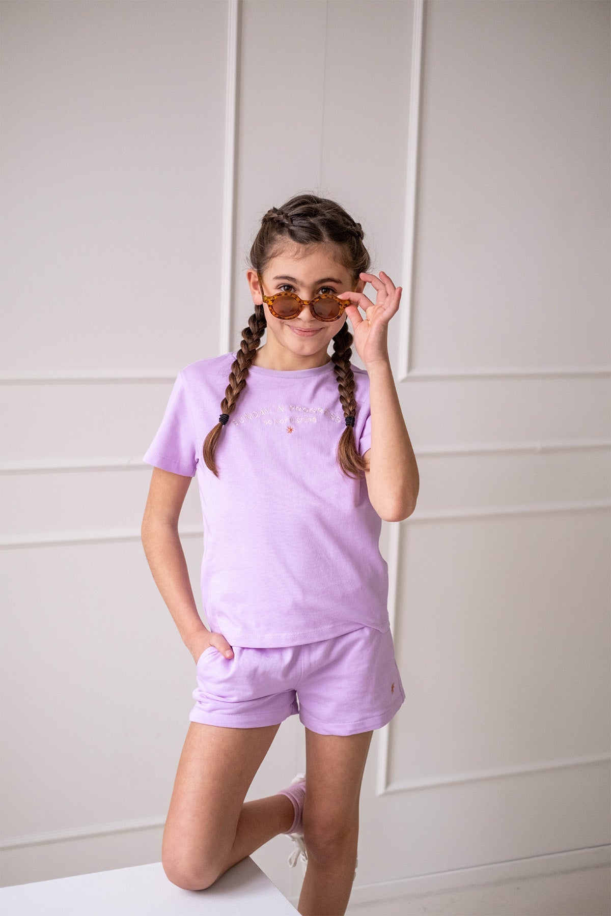 Like FLO Ease Tee lilac