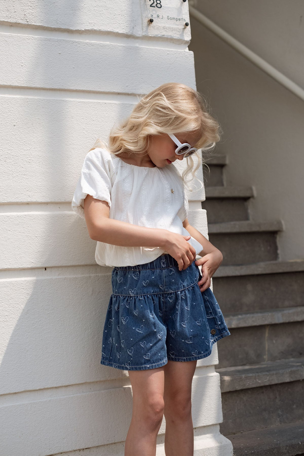 Like FLO Carmen Top Off white