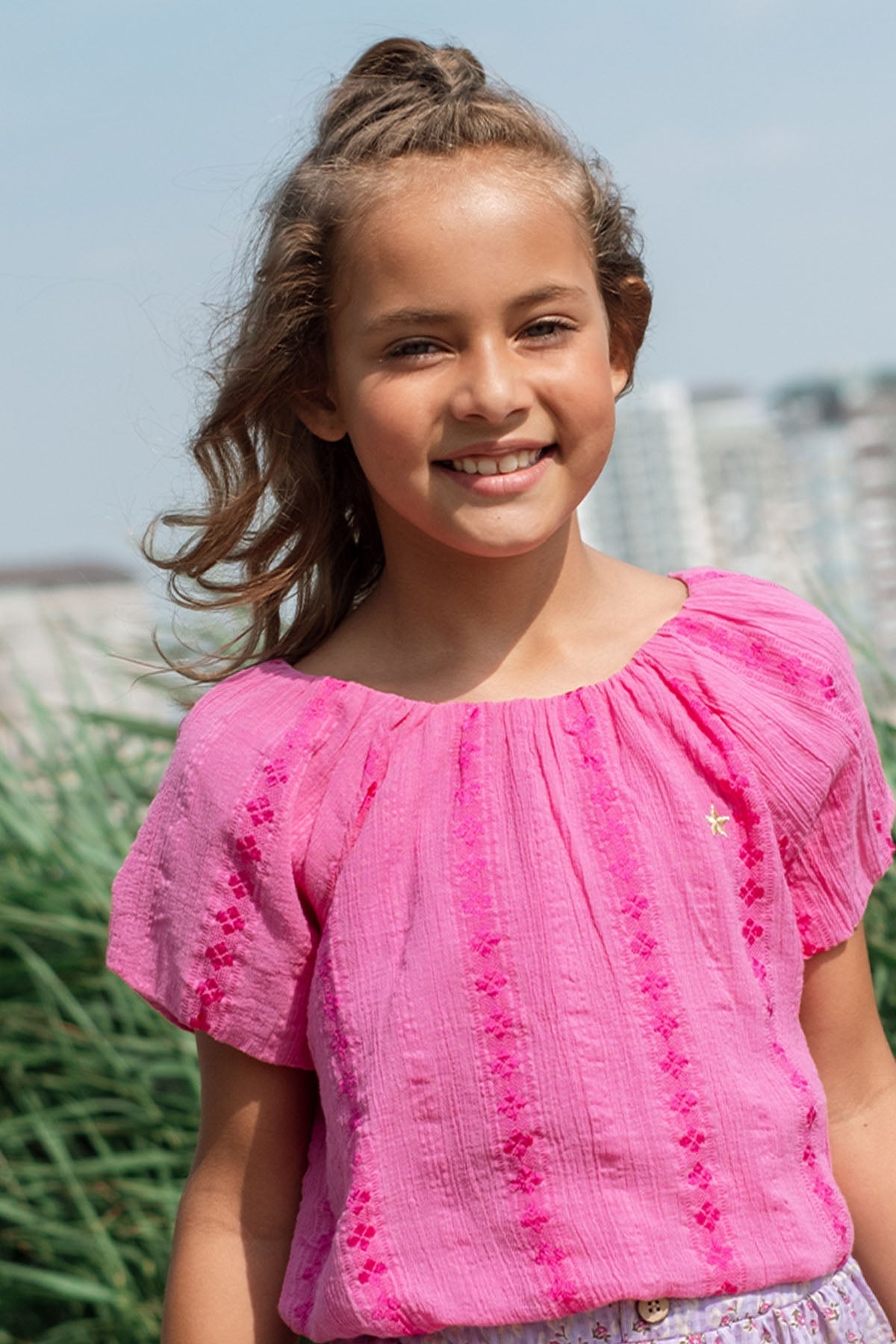 Like FLO Carmen Top Fuchsia