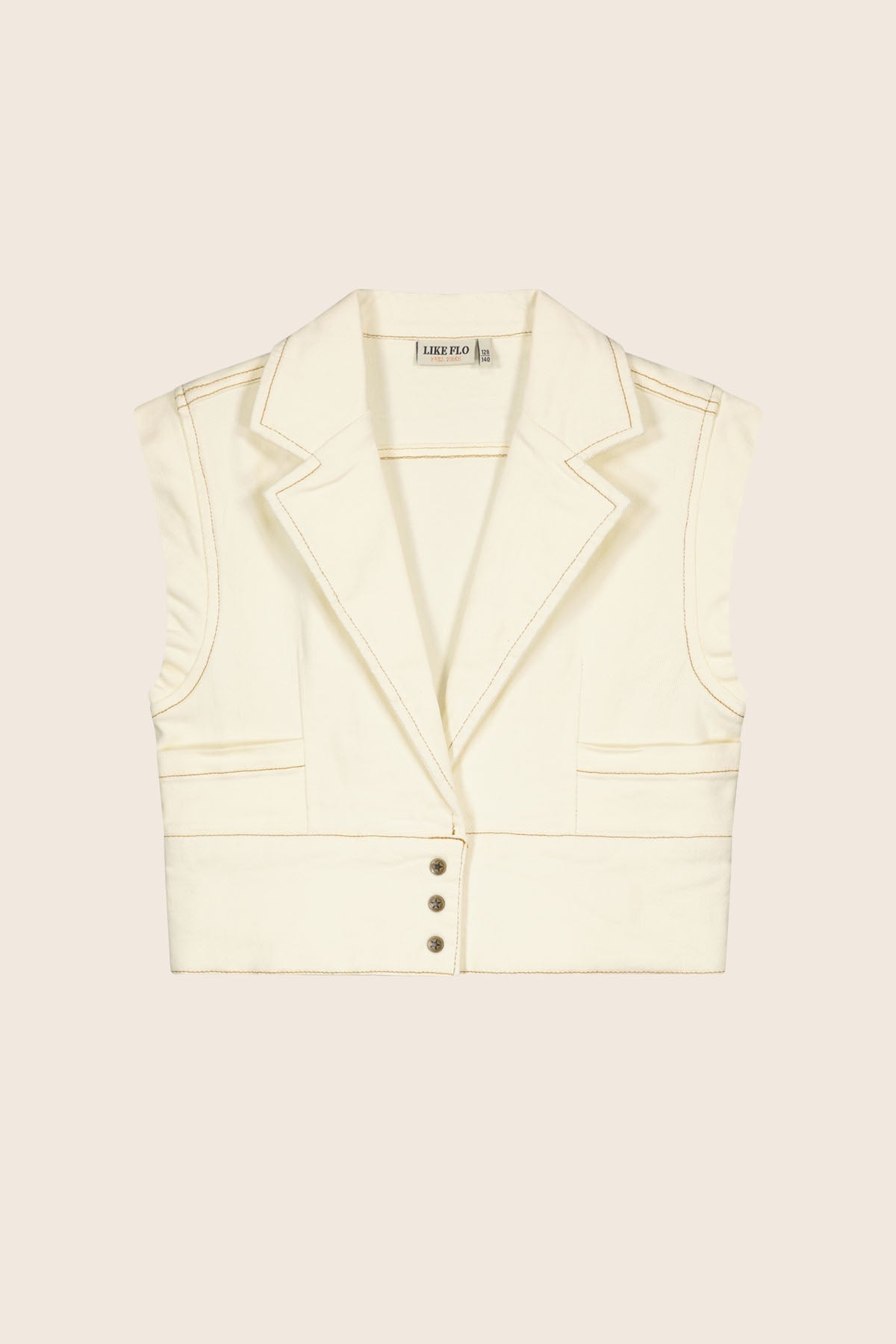 Like FLO Danique Gilet Off white