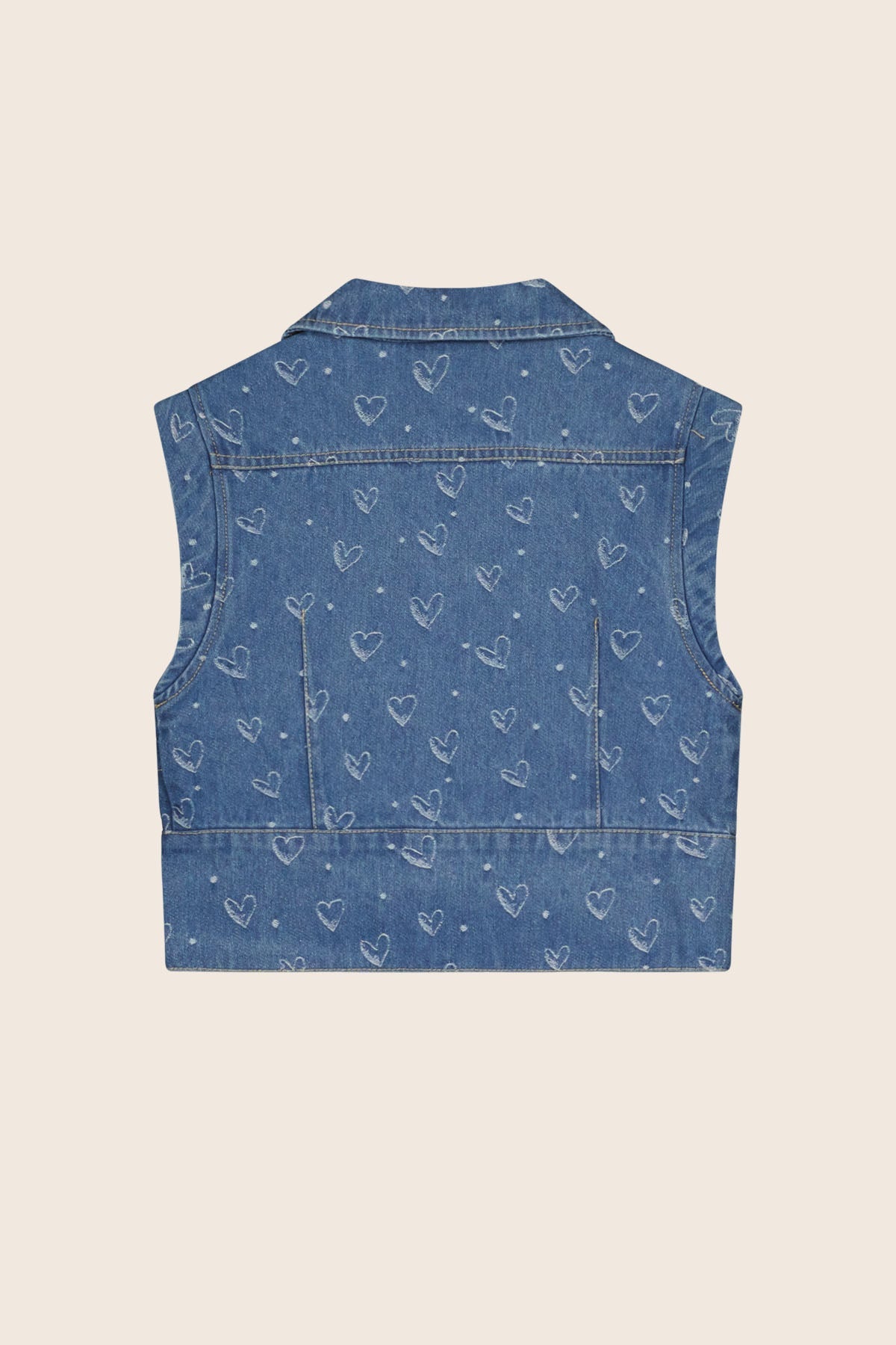 Wie FLO Danique Gilet Lt Denim