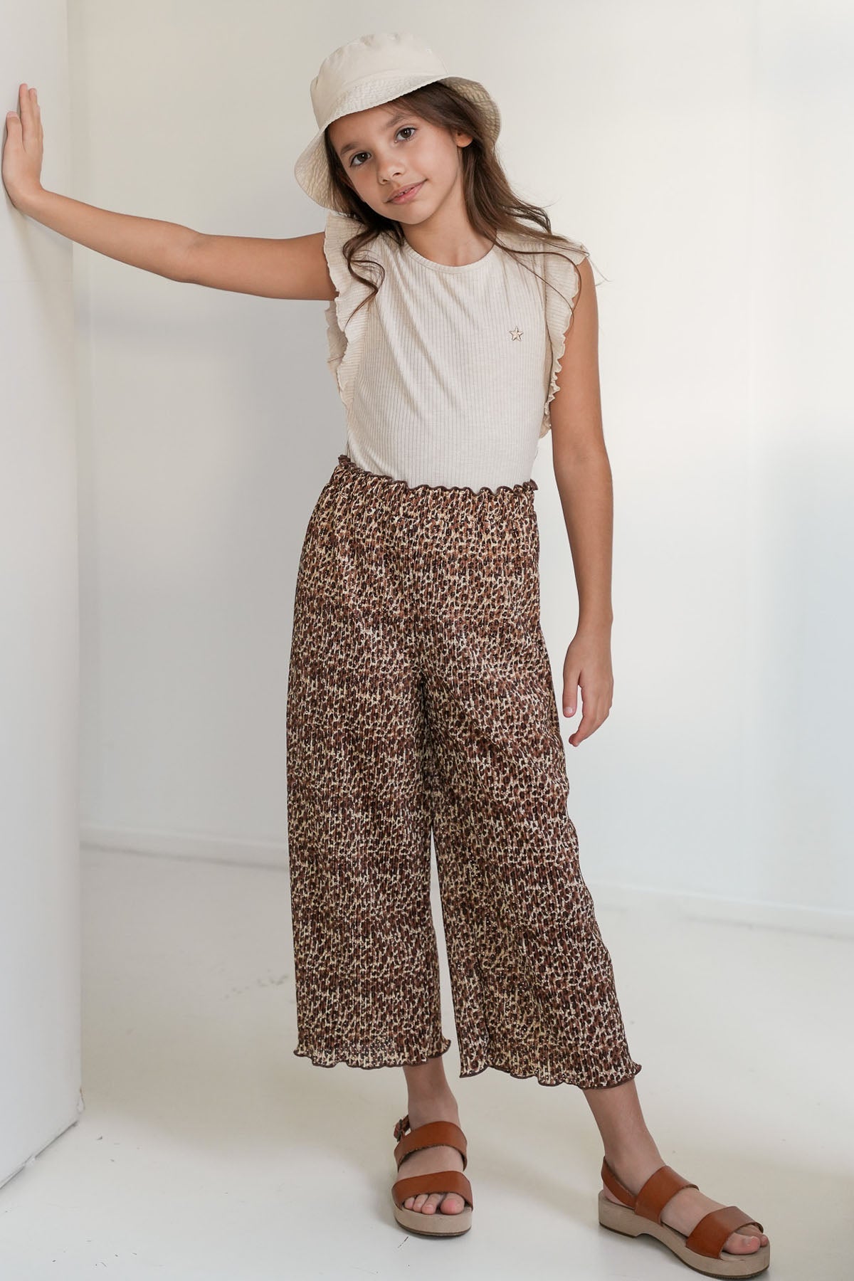 Like FLO Freya Pants Leopard Latte