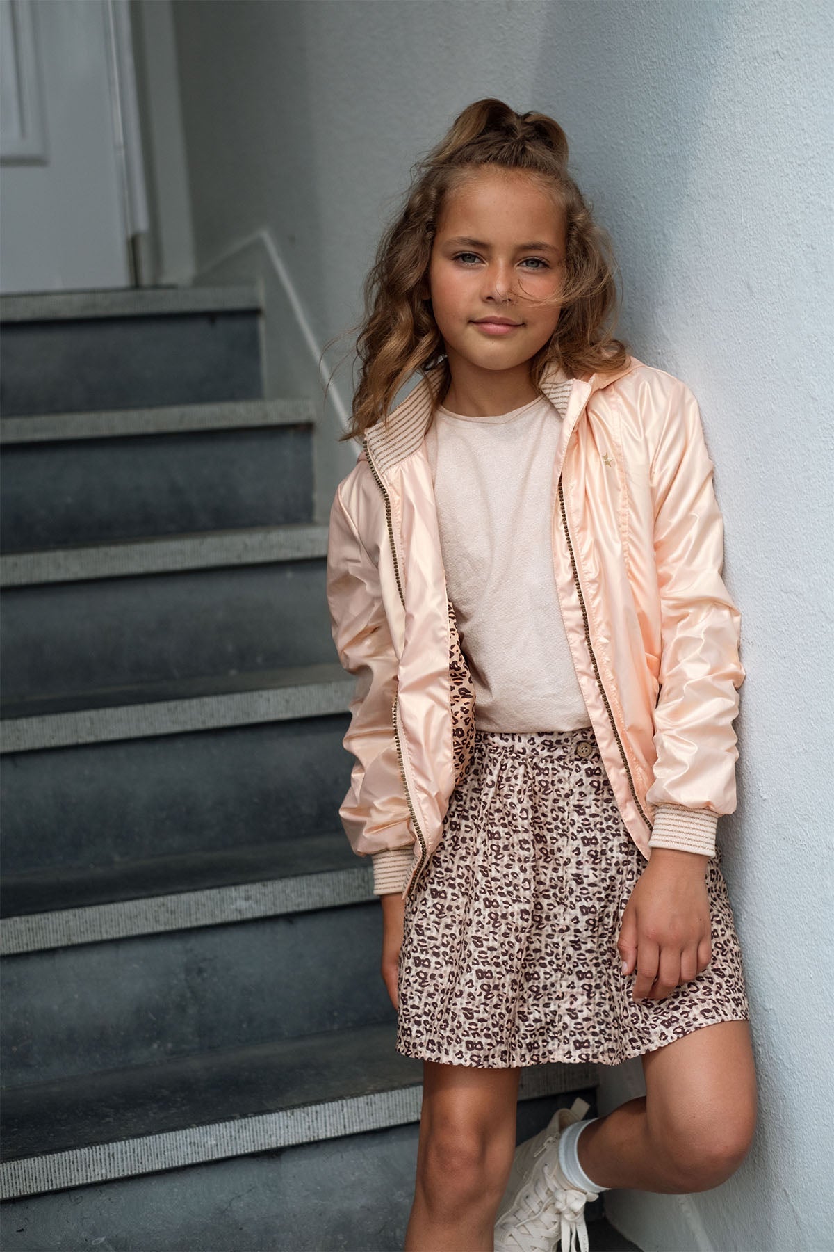Like FLO Sophie Skirt Peachy Leopard