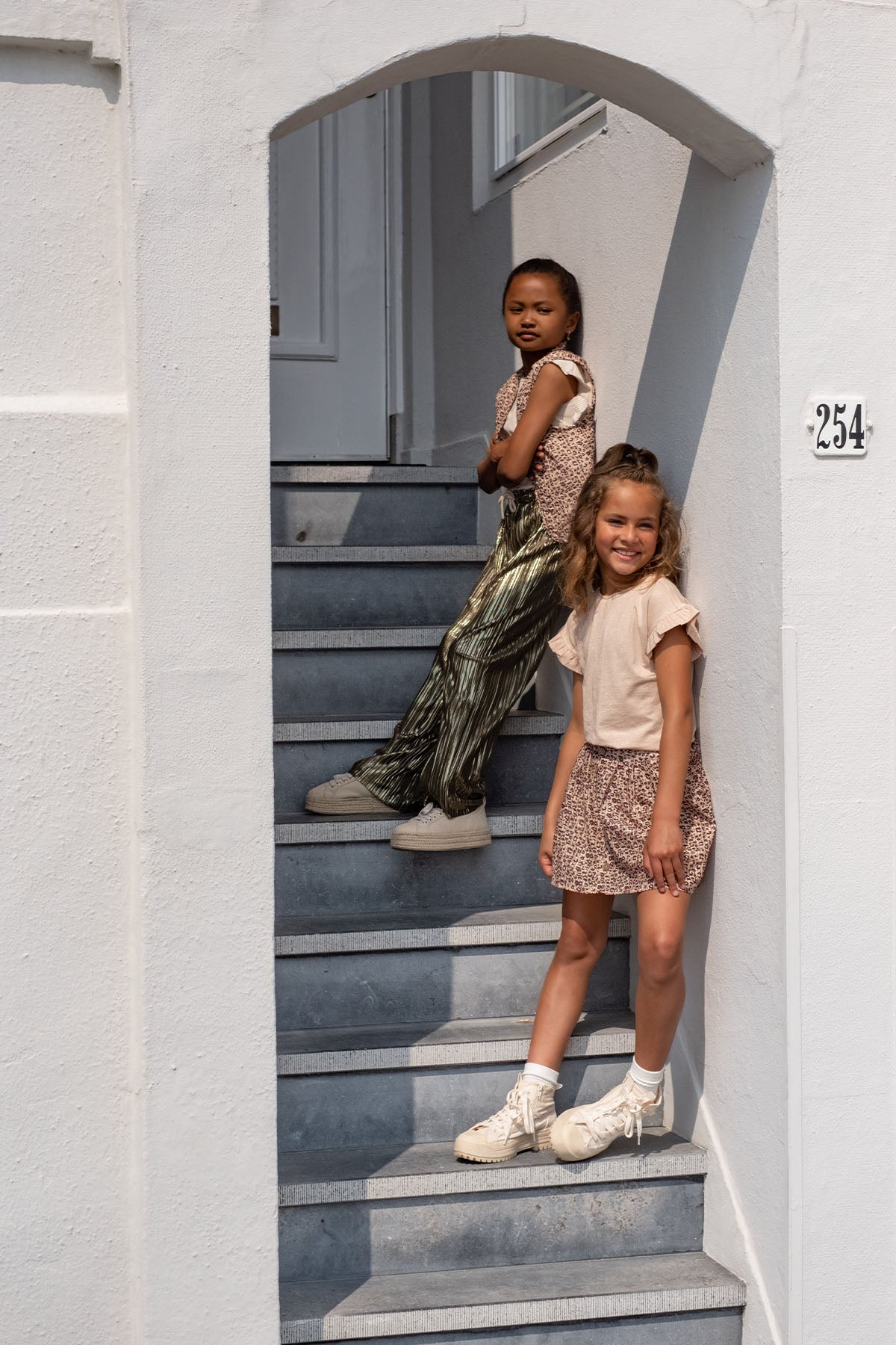 Like FLO Sophie Skirt Peachy Leopard