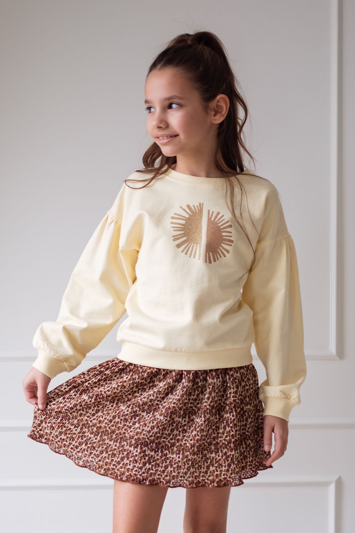 Like FLO Sasha Skirt Leopard Latte