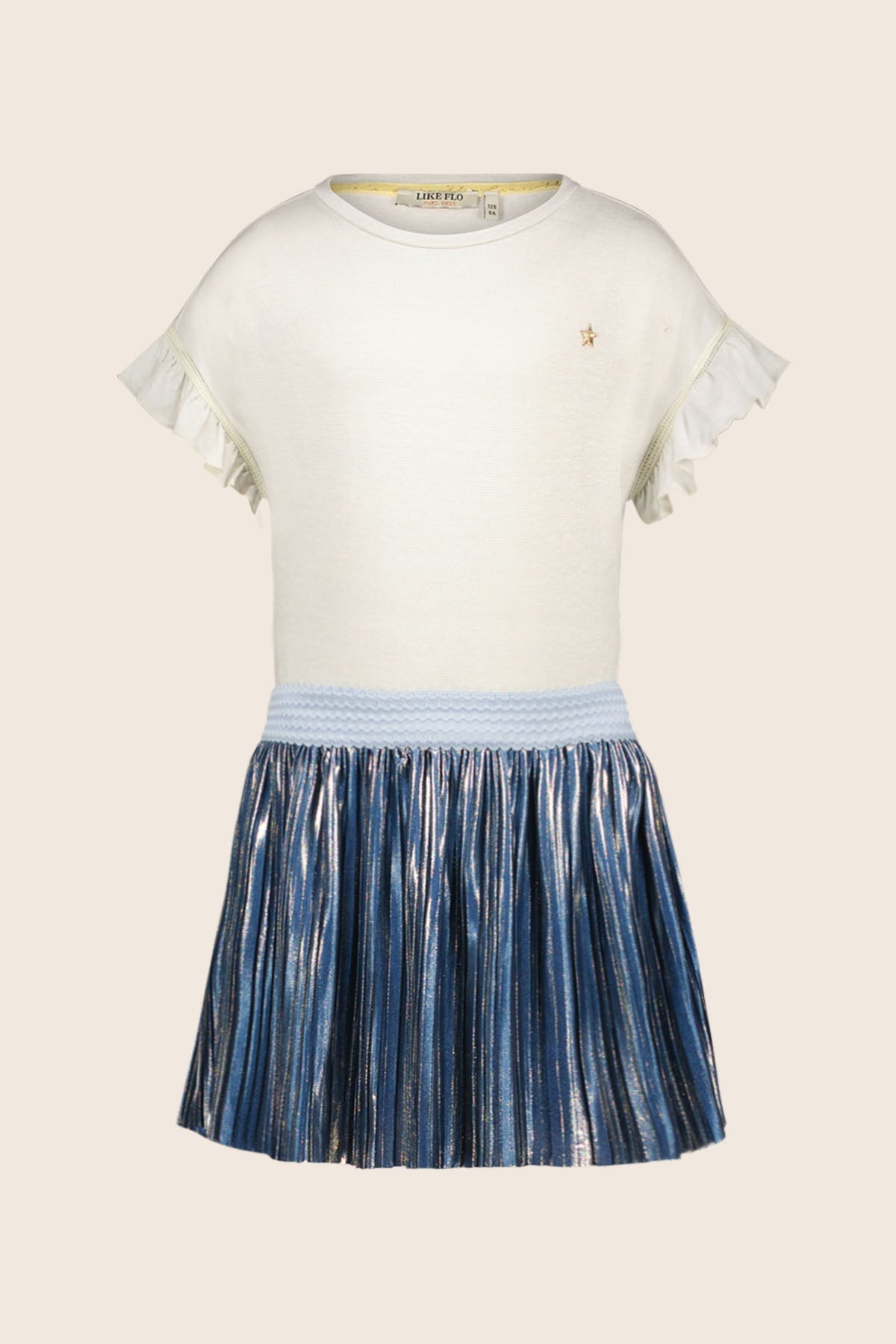 Like FLO Maud Dress Off White