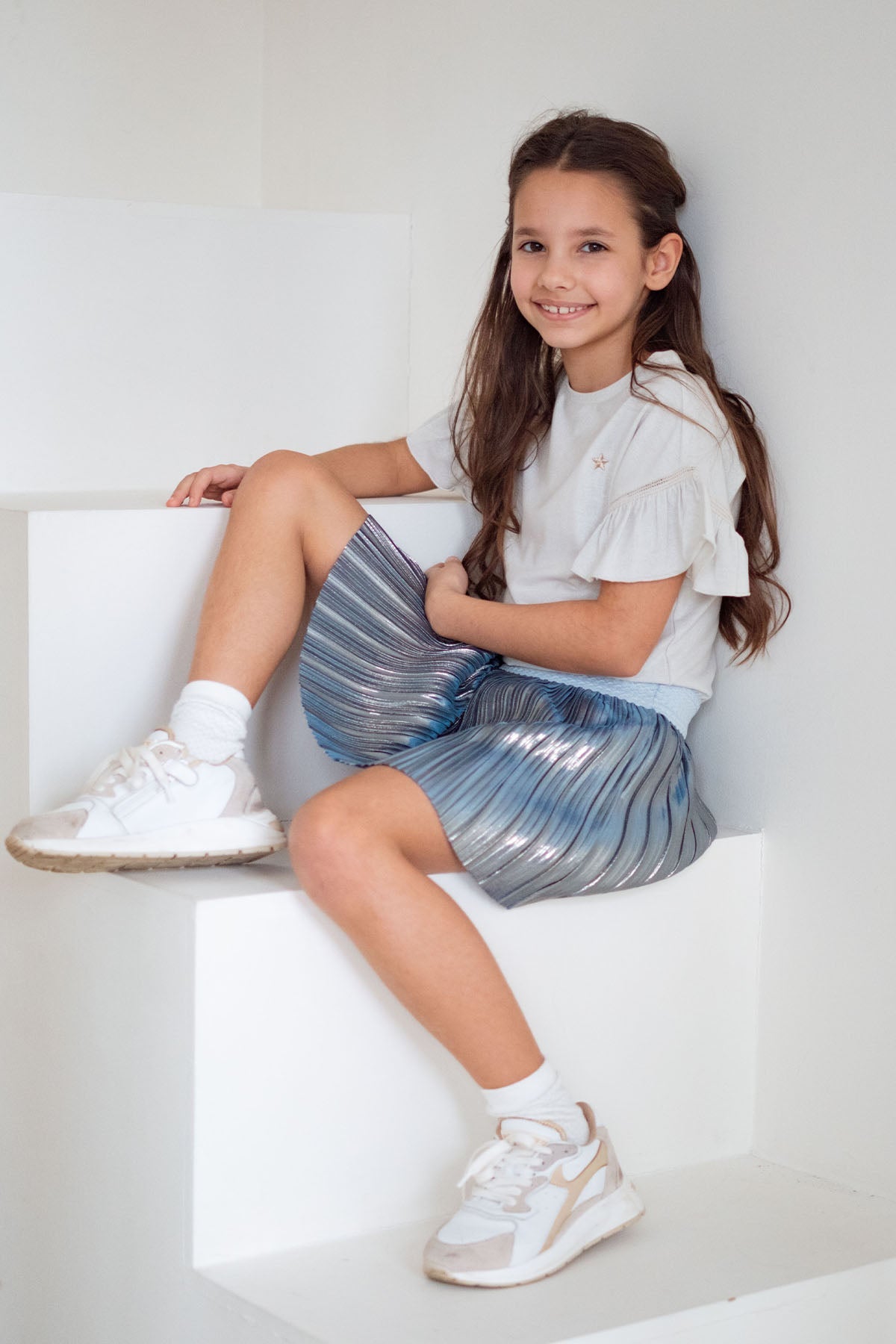 Like FLO Maud Dress Off White
