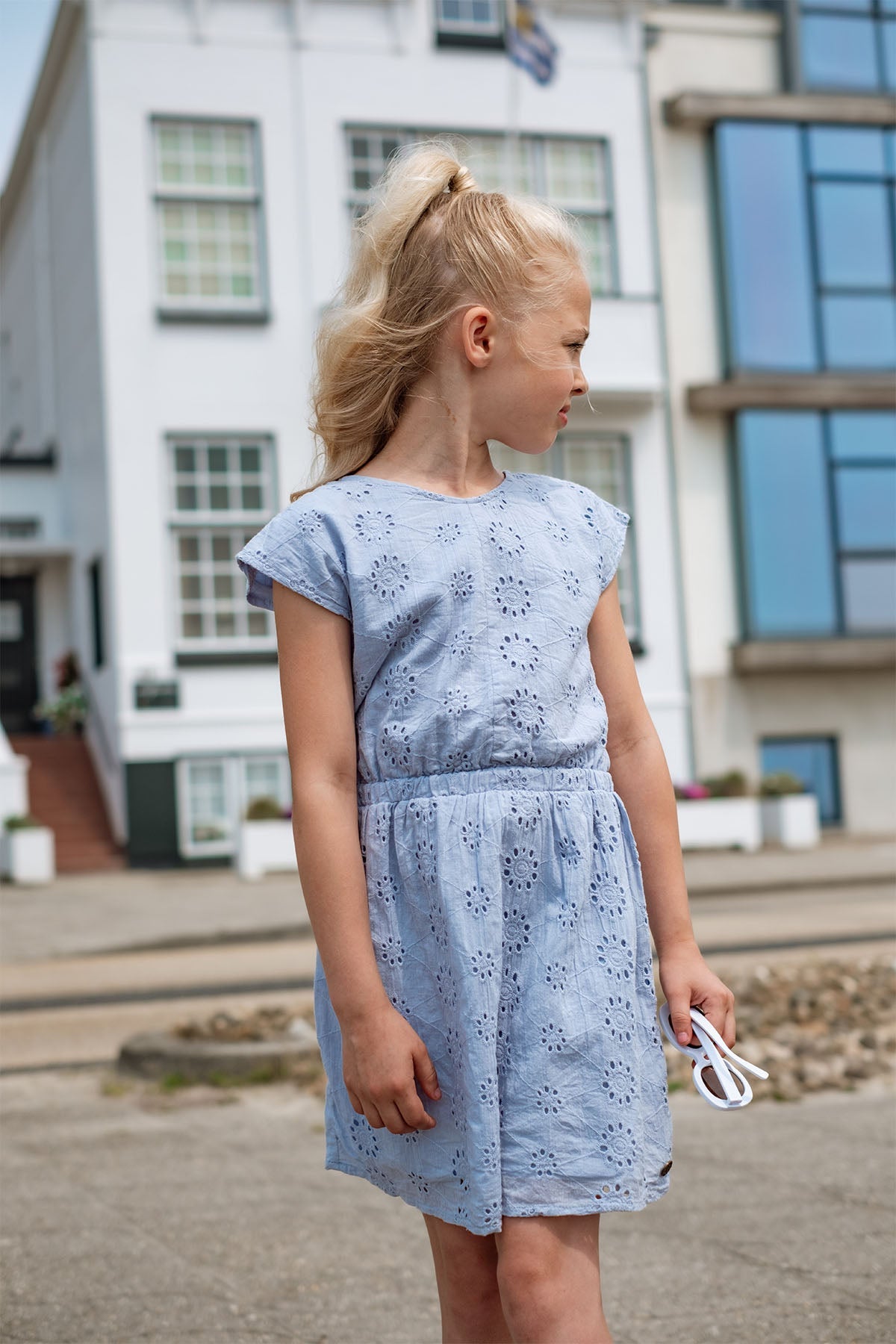 Like FLO Mabel Dress Ice Blue