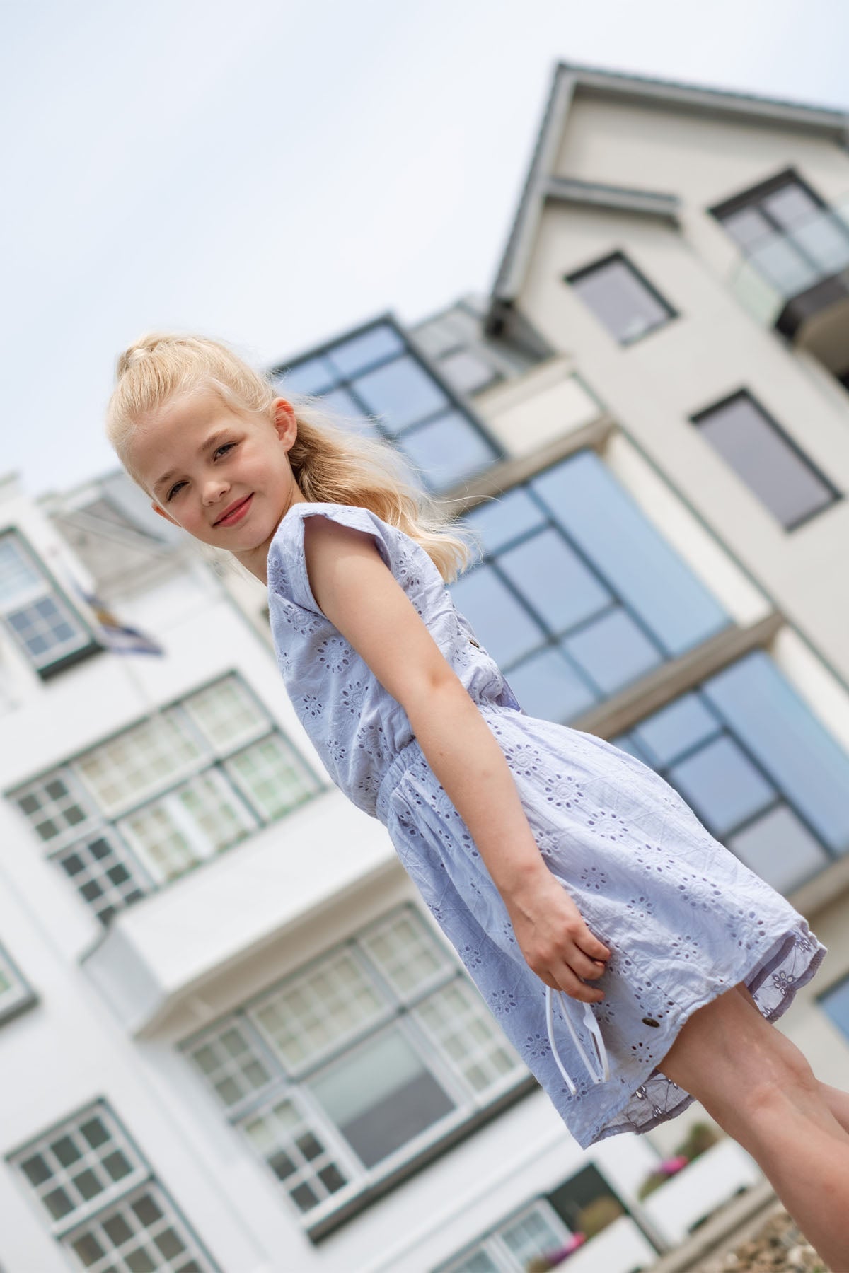 Like FLO Mabel Dress Ice Blue