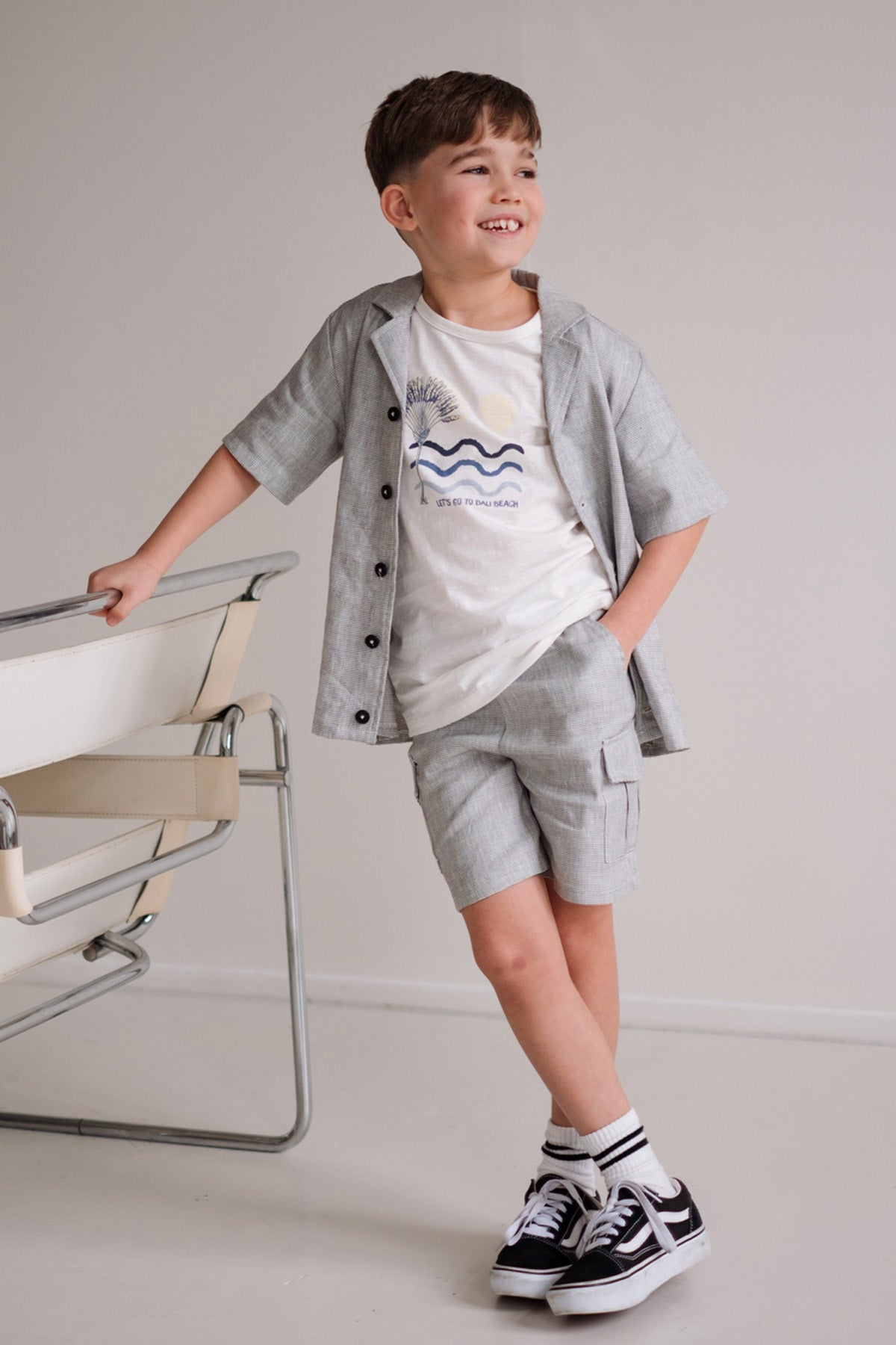 Like FLO EVAN T-Shirt cremeweiß