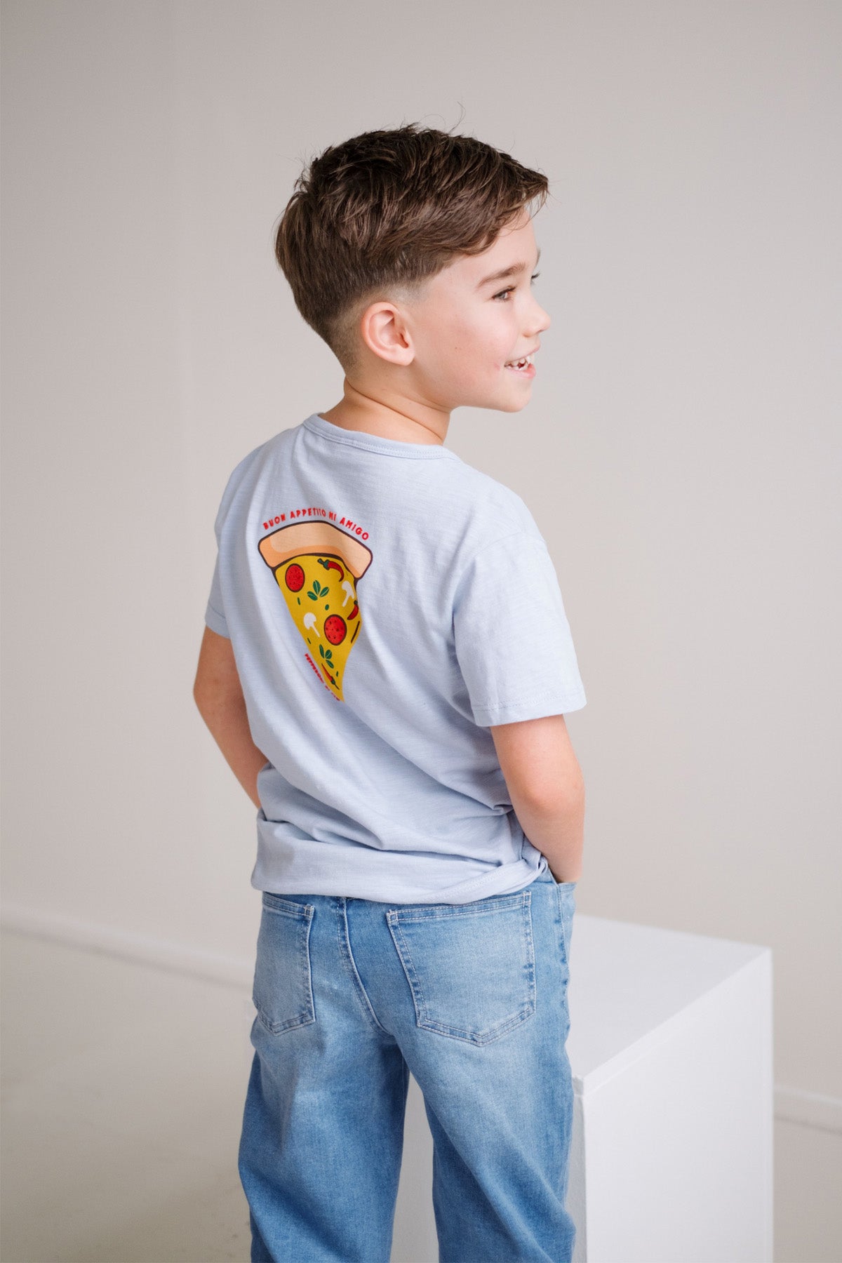 Like FLO EVAN T-shirt ice blue