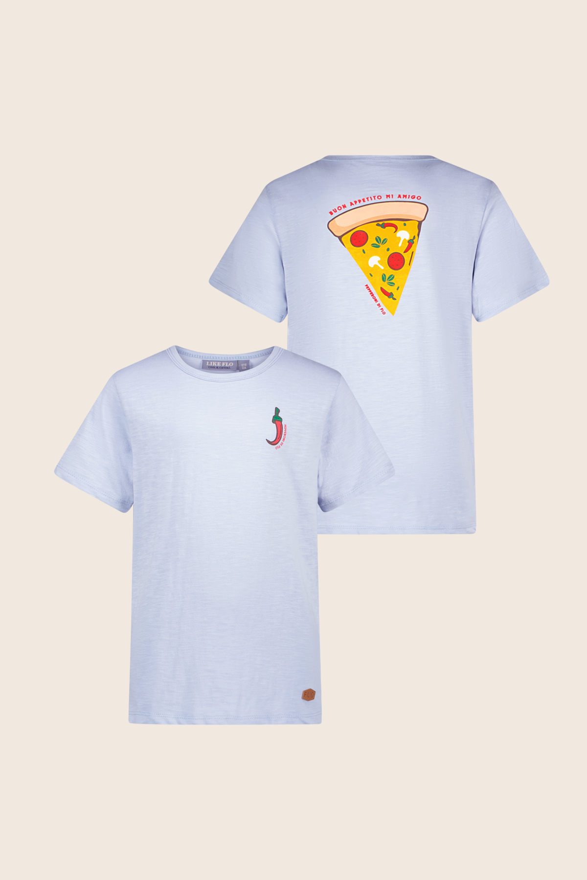 Like FLO EVAN T-shirt ice blue