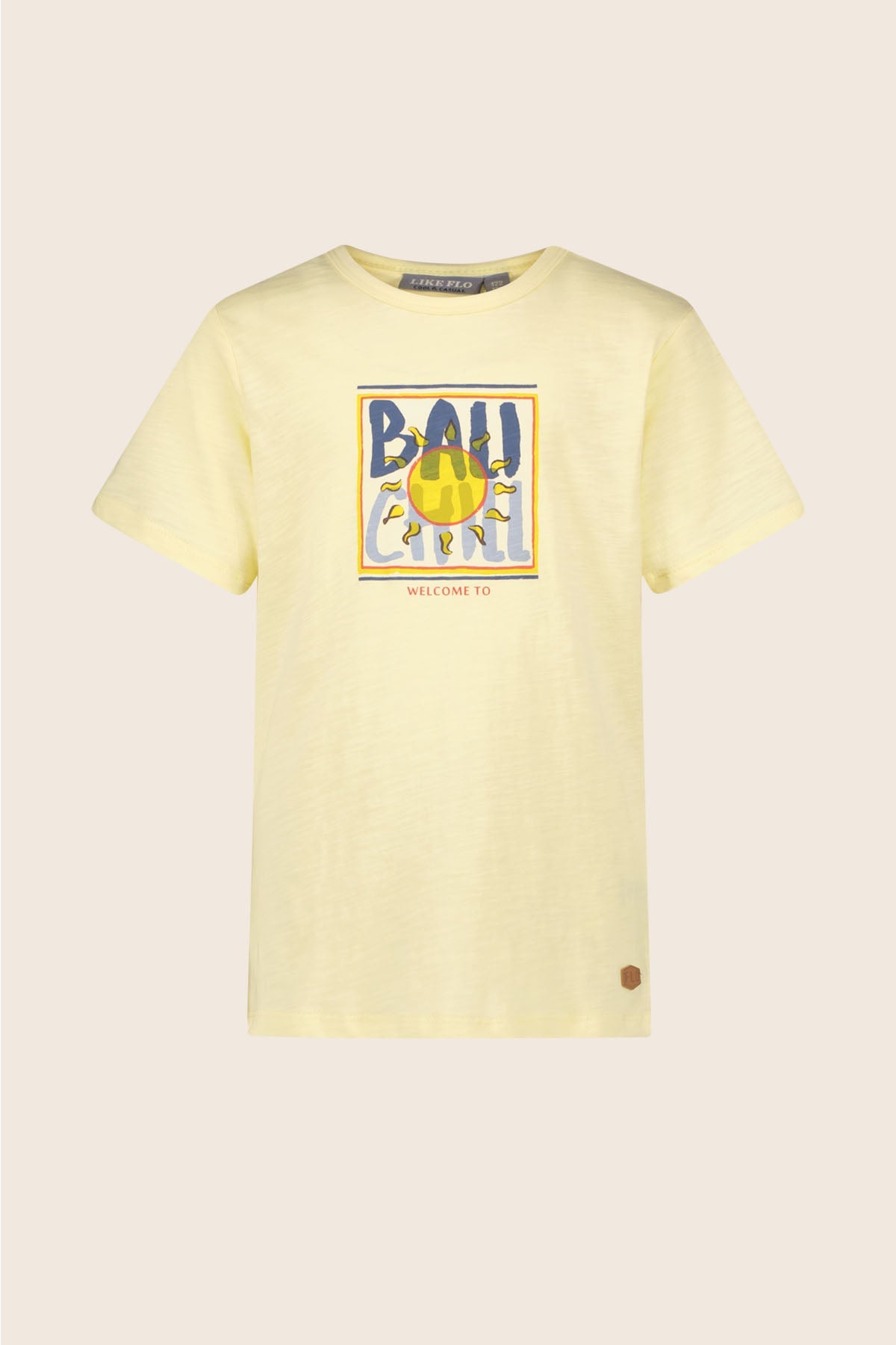 Like FLO EVAN T-shirt butter yellow