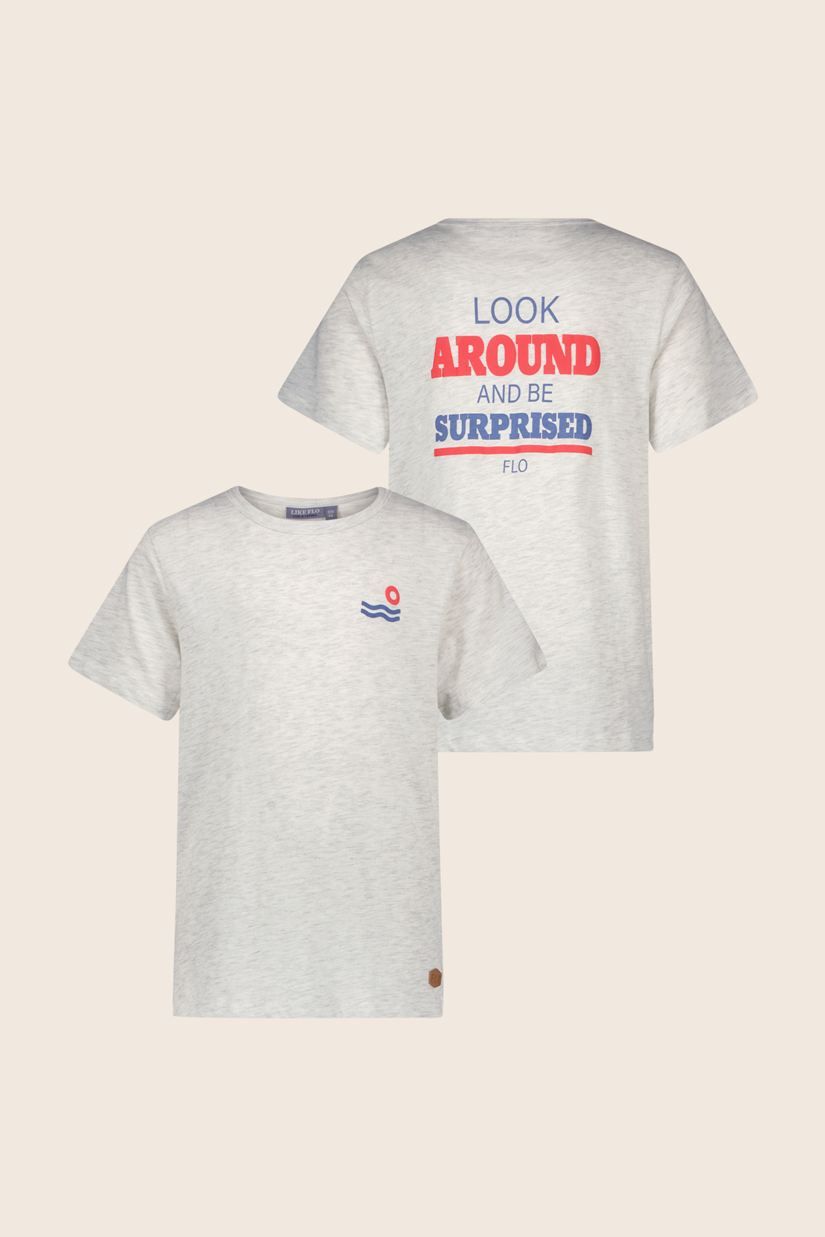 Like FLO EVAN T-shirt grey melee