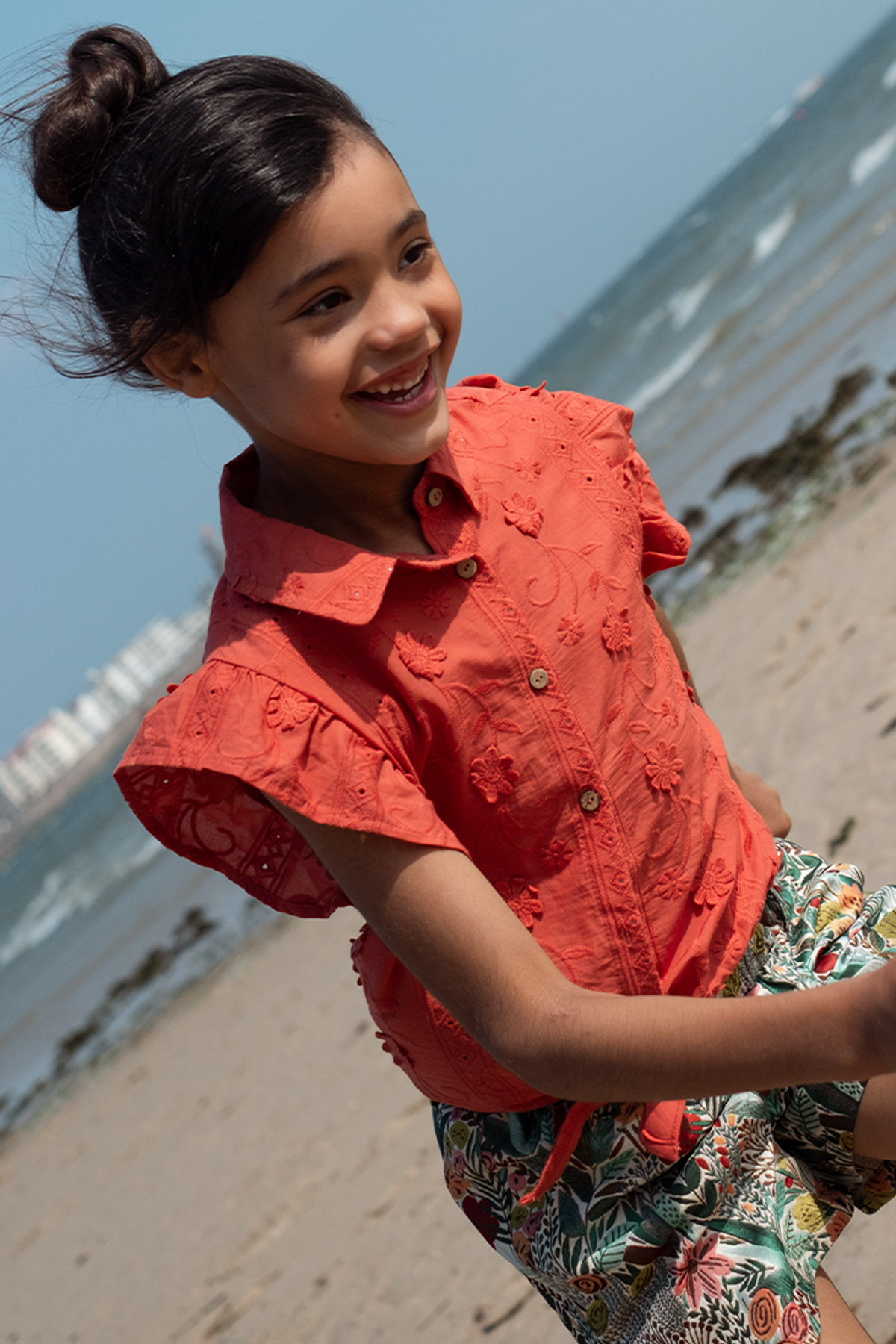Like FLO Cindy Blouse Rust