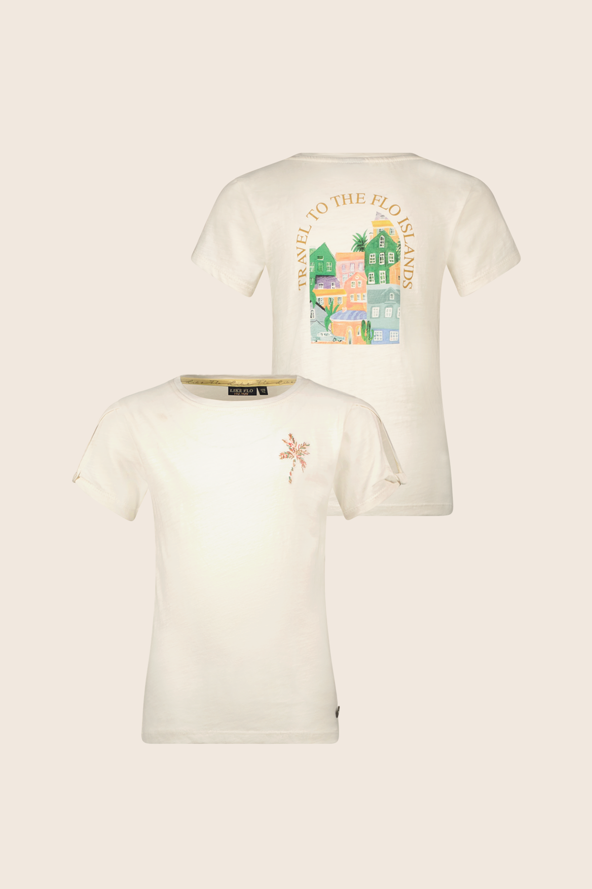 Like FLO Elodie Top Off white