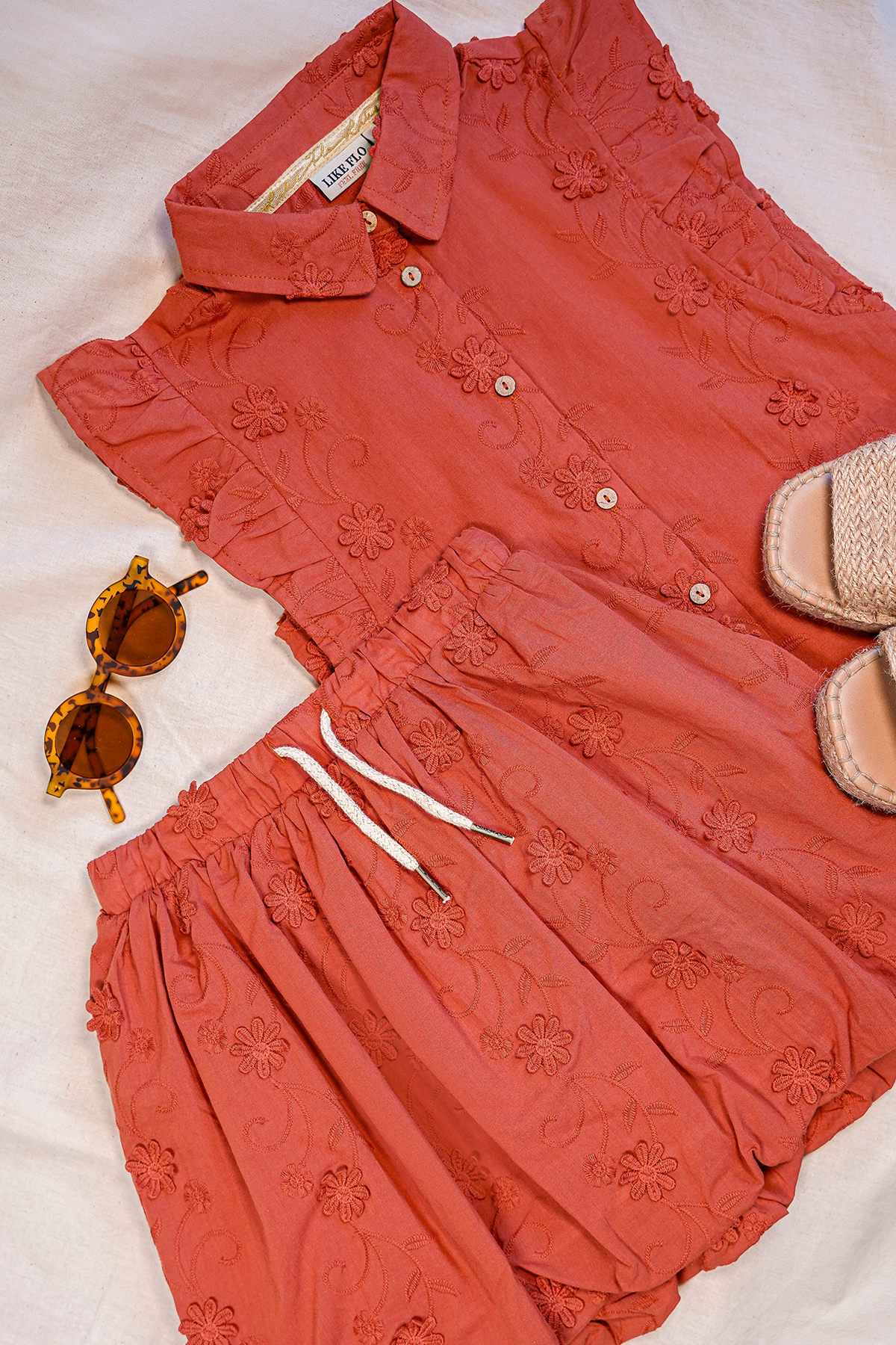 Like FLO Stacey Skirt Rust