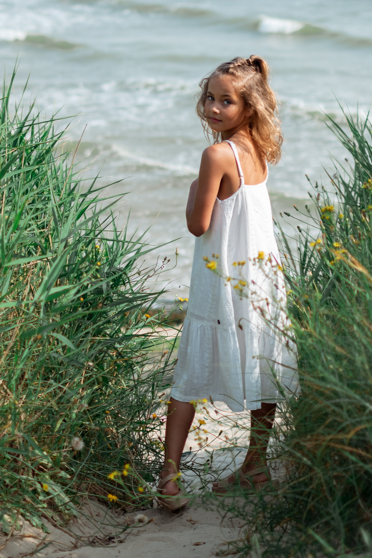 Like FLO Mia Dress Off White