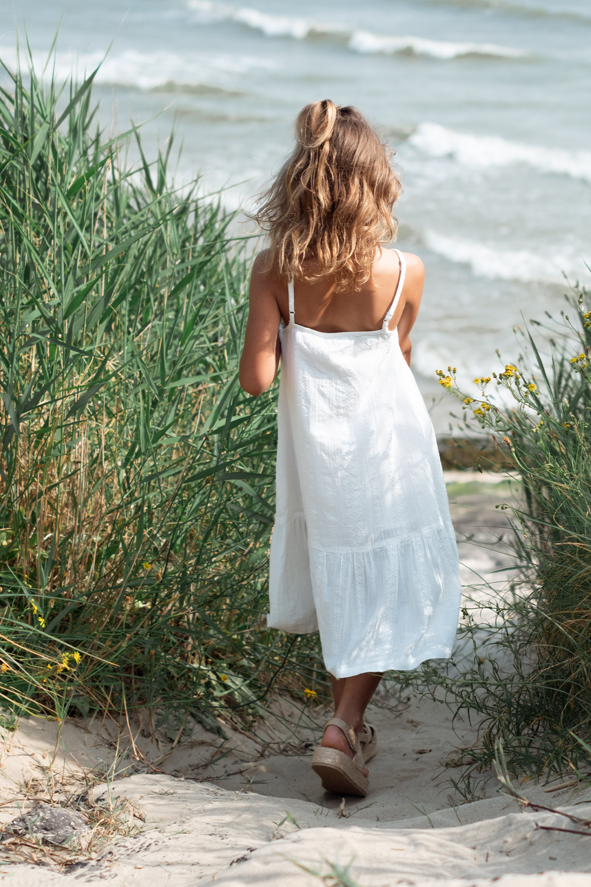 Like FLO Mia Dress Off White