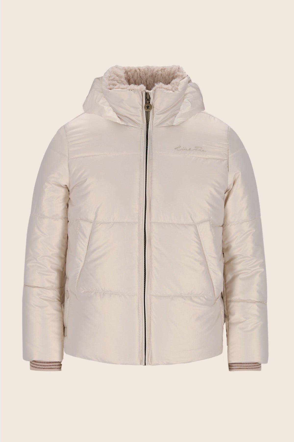 Like Flo Aelin jas Metallic lt. gold